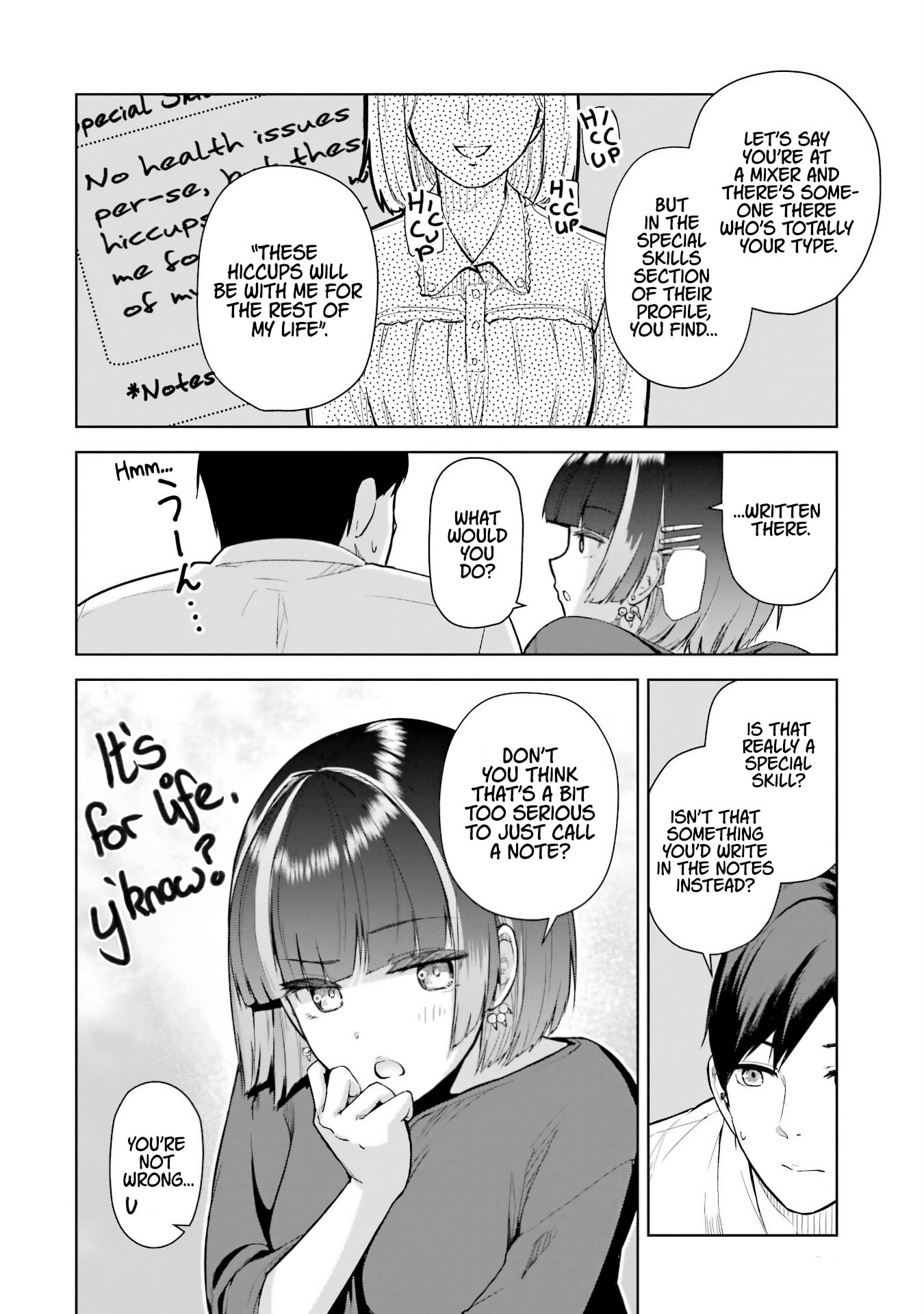Gloomy Neighbor at the Standing Bar Chapter 4 page 7 - 