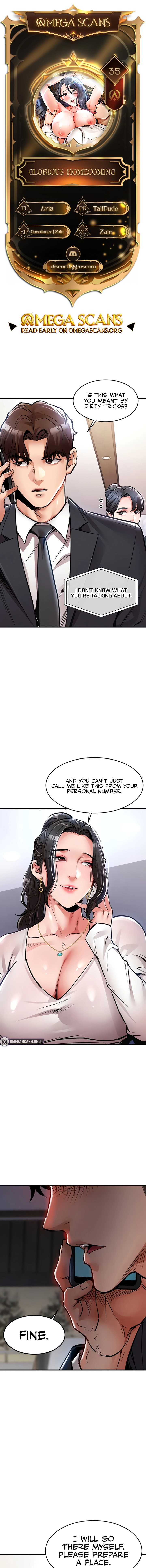 Glorious Return Chapter 35 page 1 - 