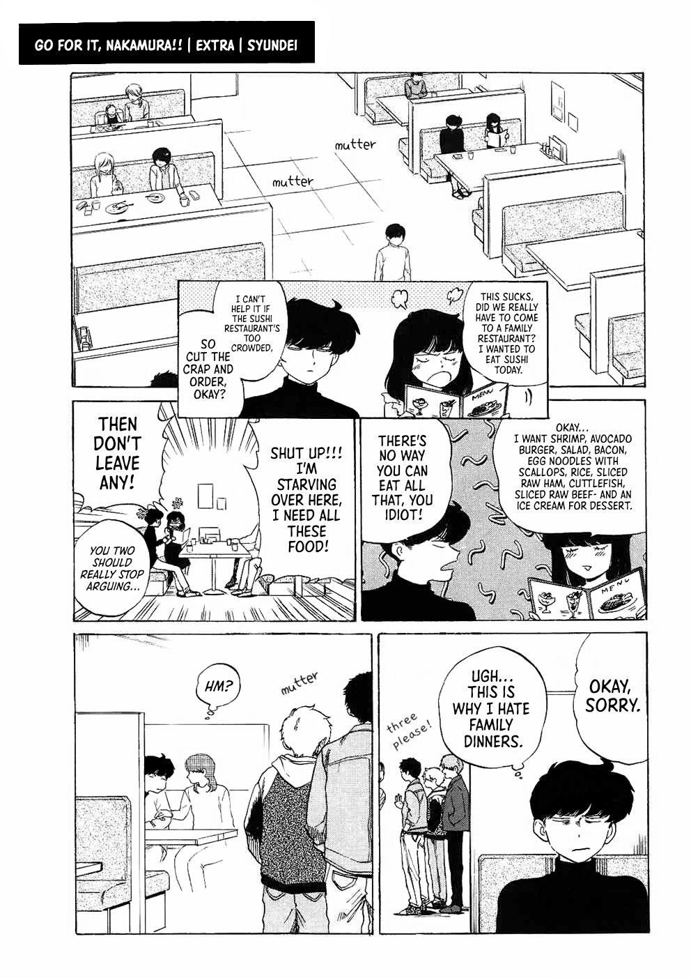 Go For It, Nakamura! | Extra Chapter 0 page 1 - 