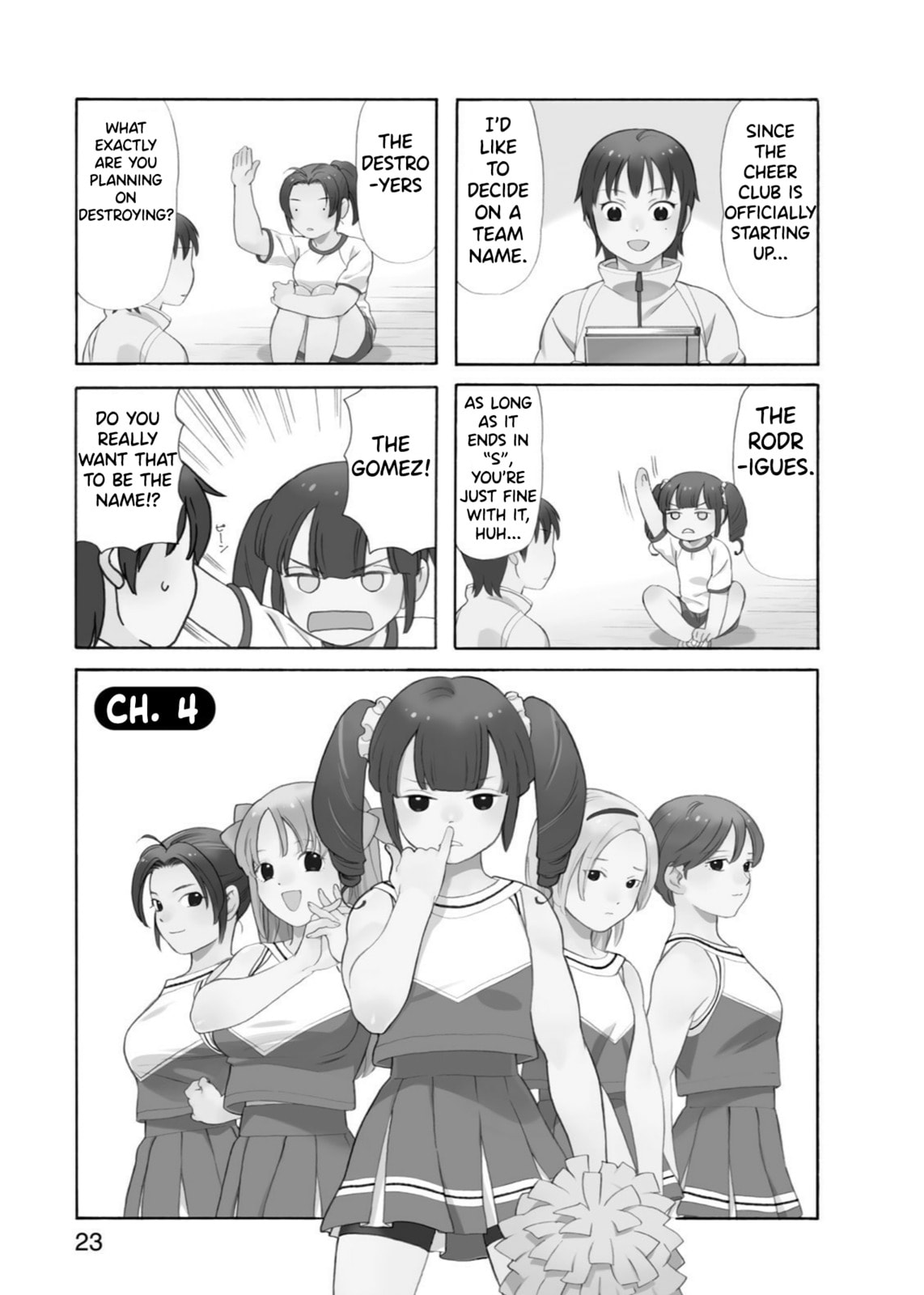 Go Go Dynamites Chapter 4 page 1 - 