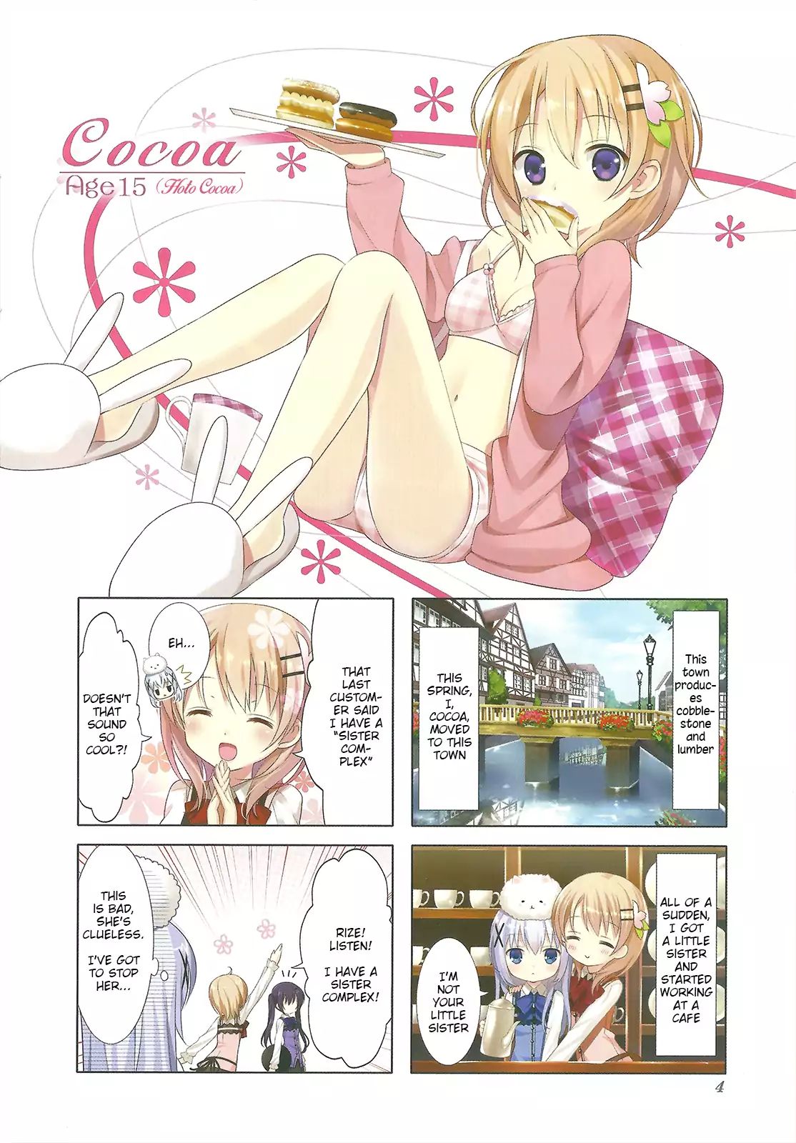 Gochuumon wa Usagi Desu ka? Chapter 0 page 4 - 