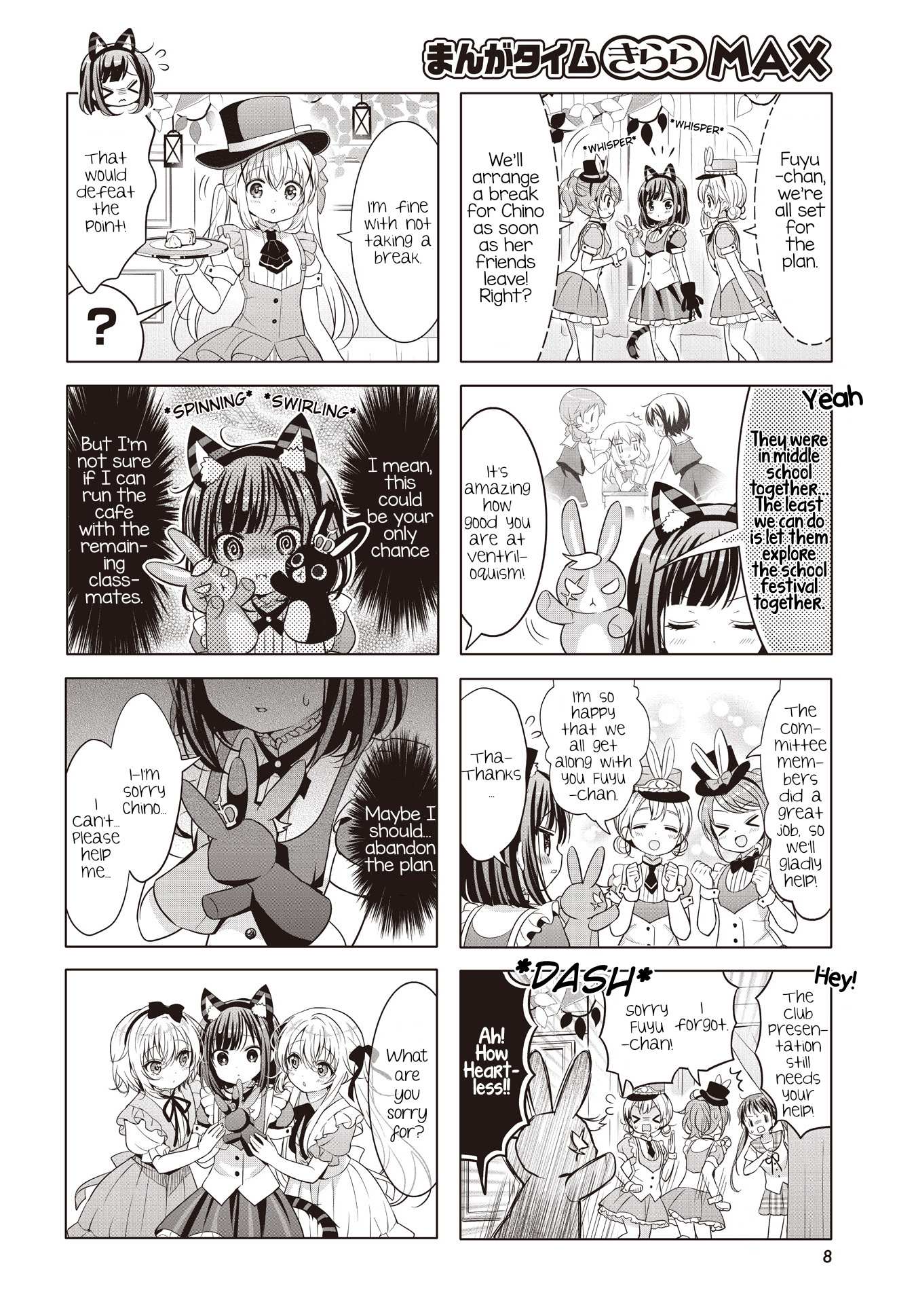 Gochuumon wa Usagi Desu ka? Chapter 154 page 5 - 