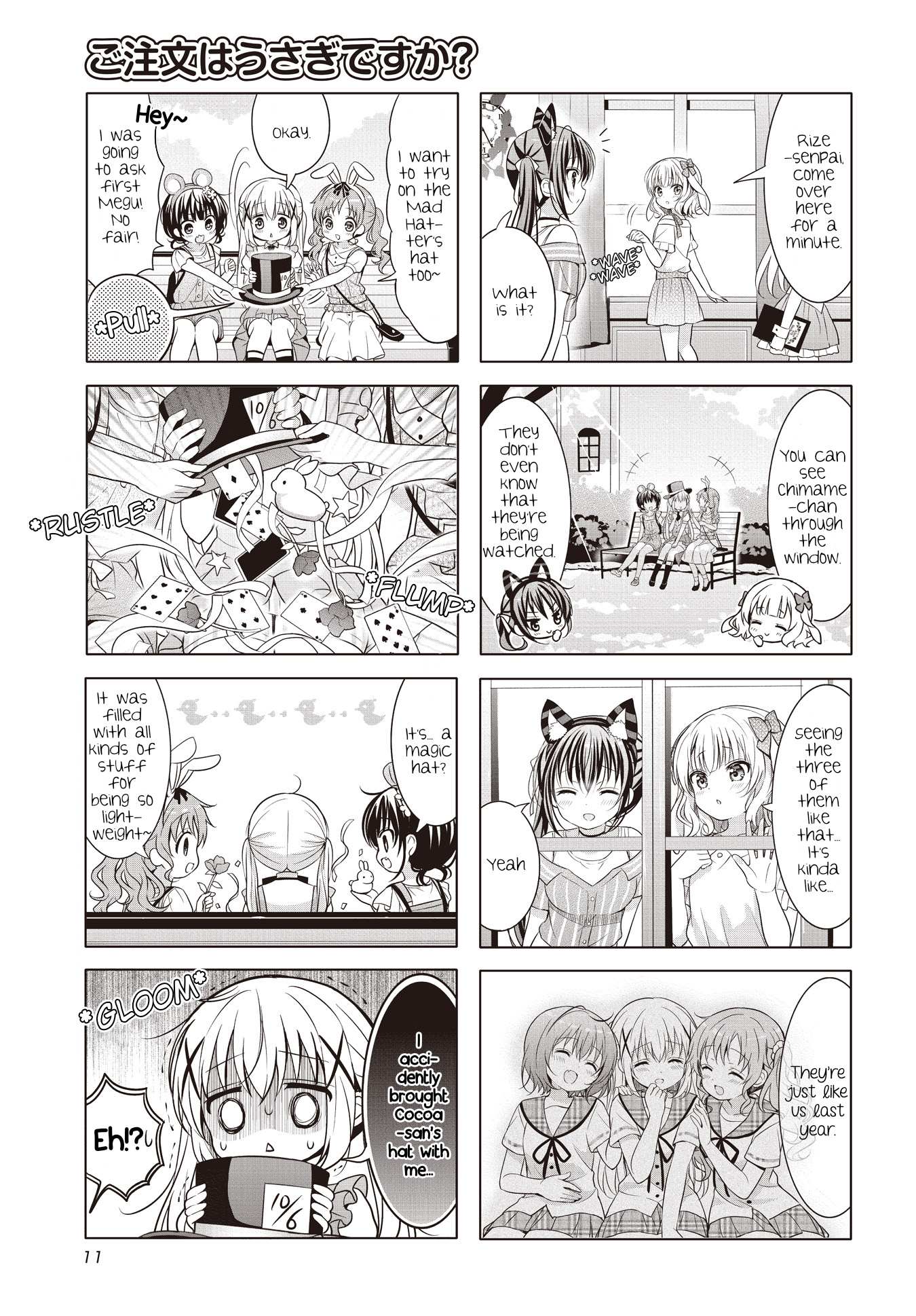 Gochuumon wa Usagi Desu ka? Chapter 154 page 8 - 