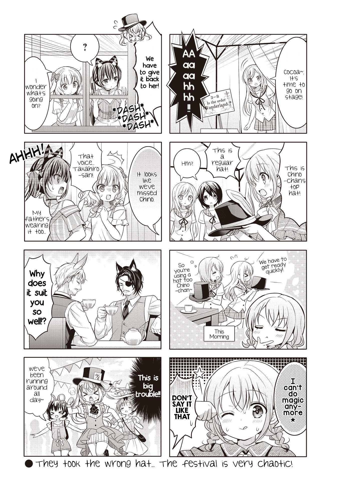 Gochuumon wa Usagi Desu ka? Chapter 154 page 9 - 