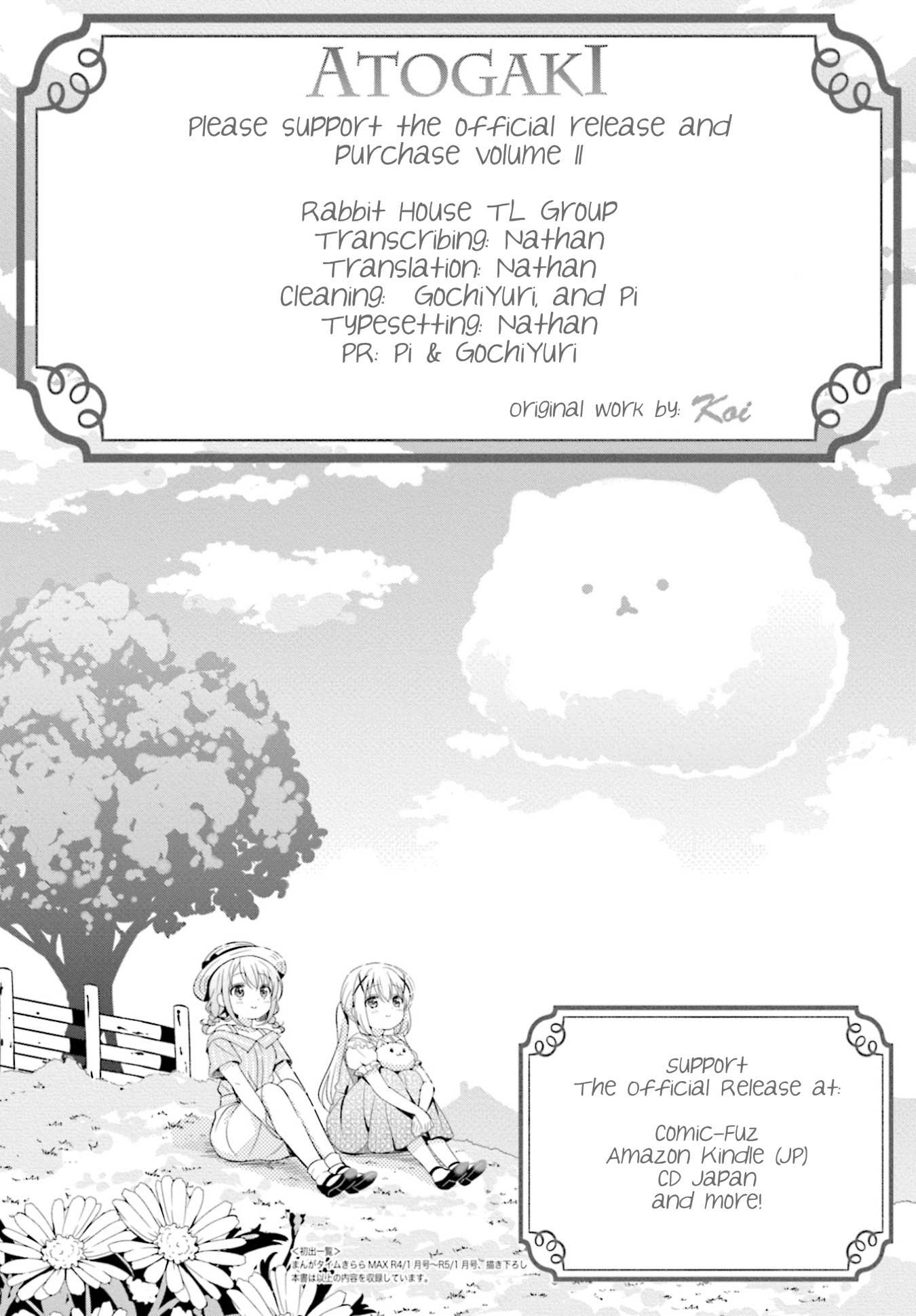 Gochuumon wa Usagi Desu ka? Chapter 154 page 10 - 