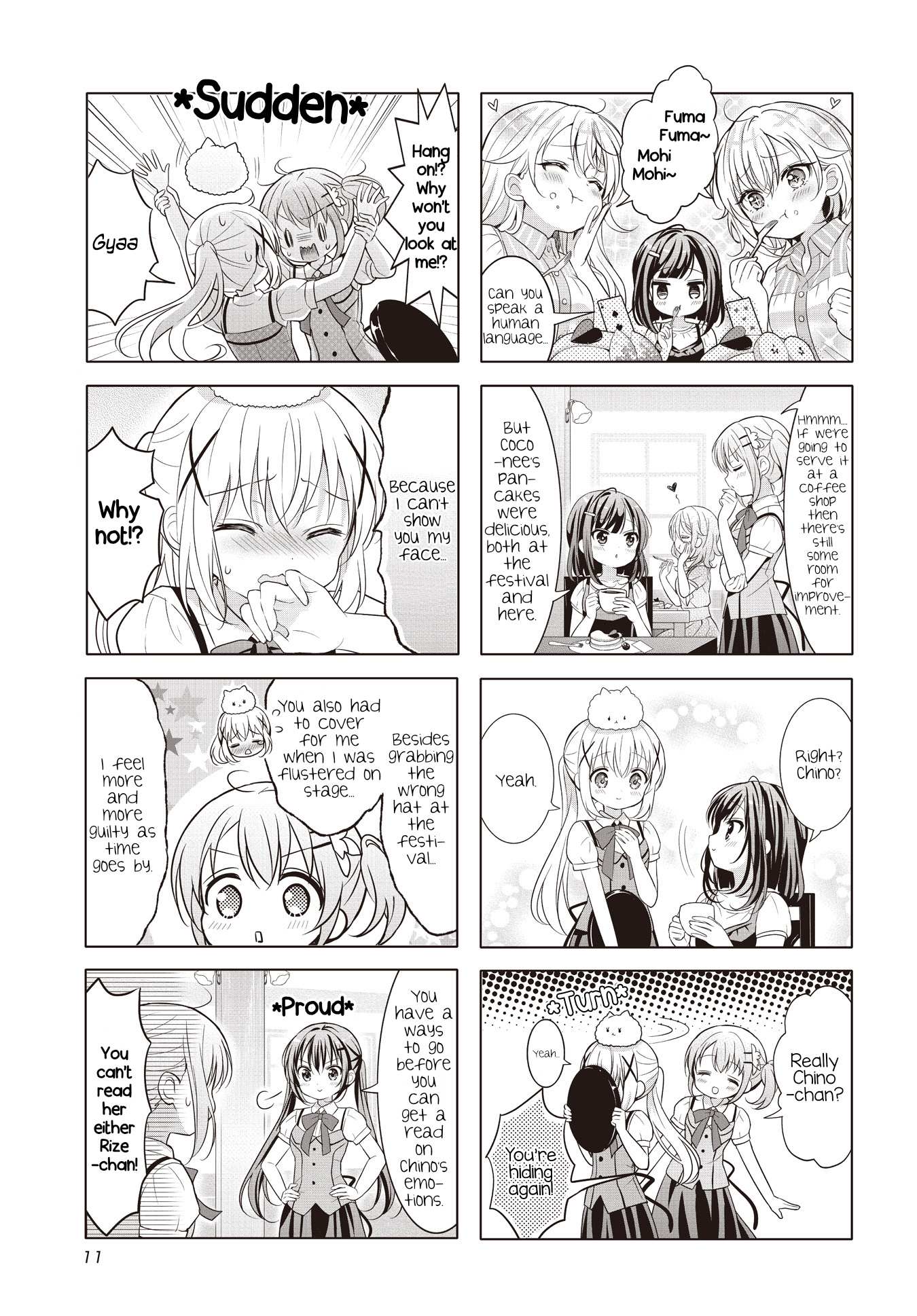 Gochuumon wa Usagi Desu ka? Chapter 156 page 7 - 