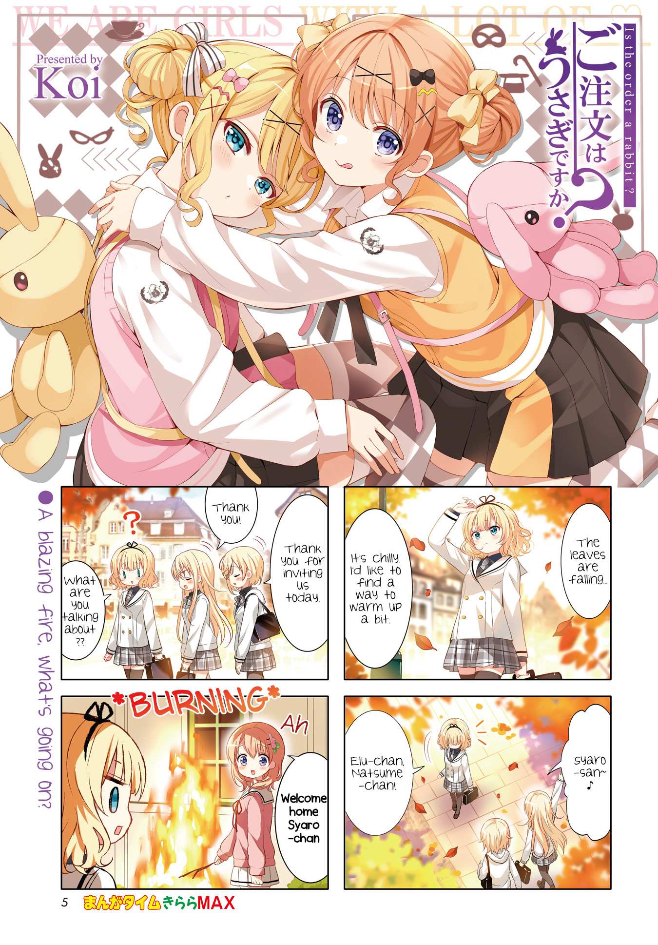 Gochuumon wa Usagi Desu ka? Chapter 161 page 2 - 