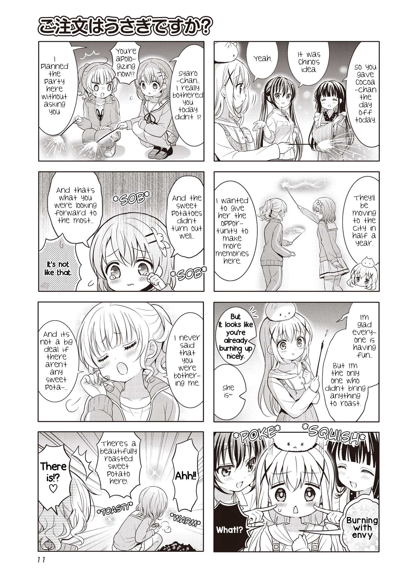 Gochuumon wa Usagi Desu ka? Chapter 161 page 8 - 