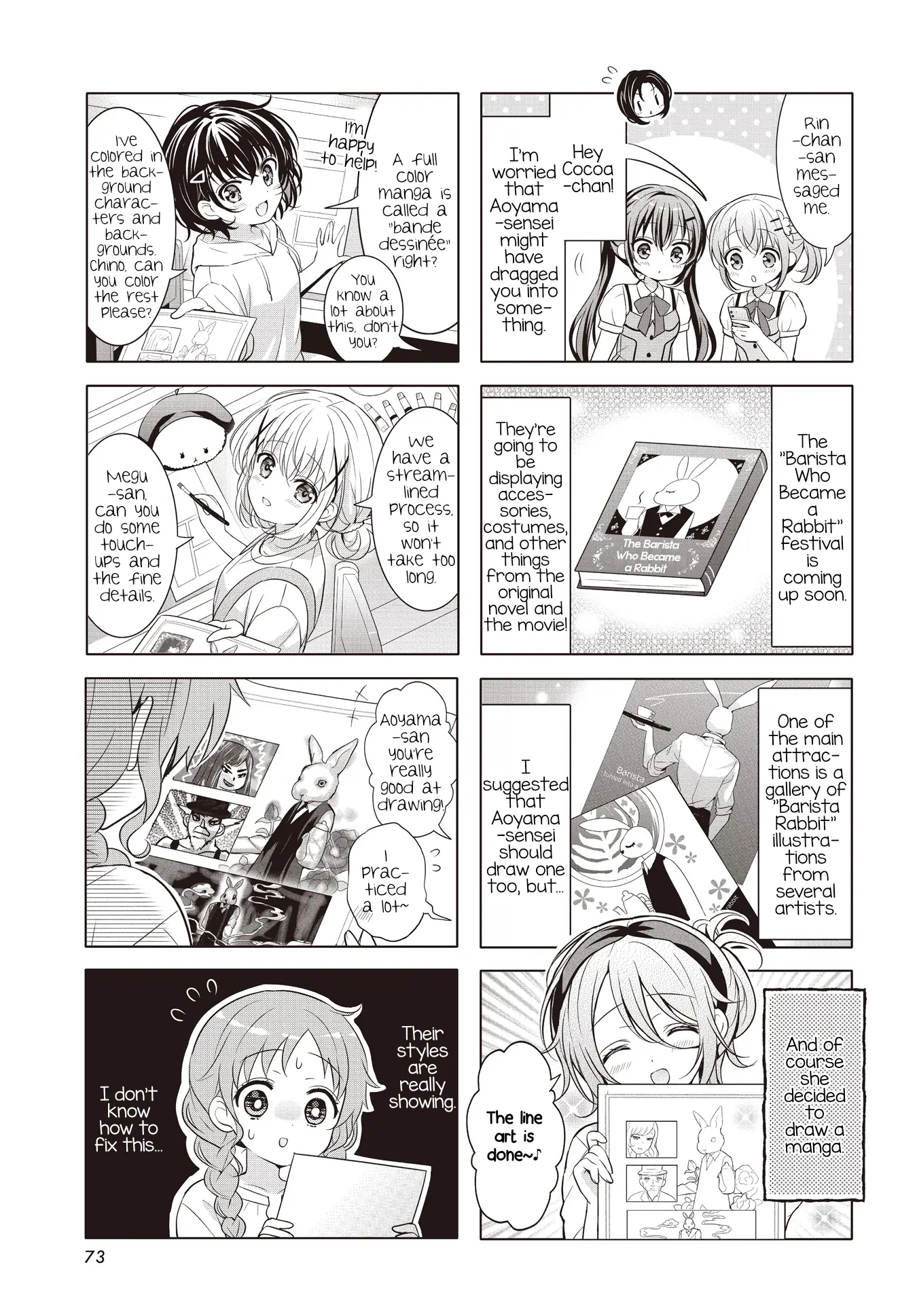 Gochuumon wa Usagi Desu ka? Chapter 163 page 4 - 
