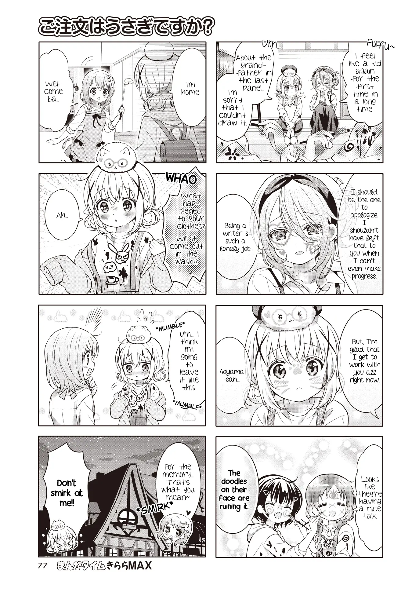 Gochuumon wa Usagi Desu ka? Chapter 163 page 8 - 