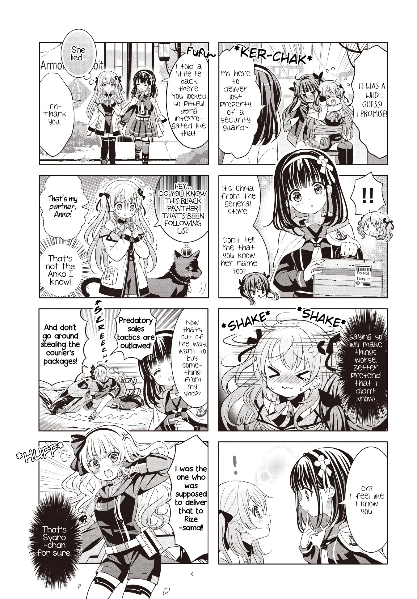 Gochuumon wa Usagi Desu ka? Chapter 167 page 3 - 