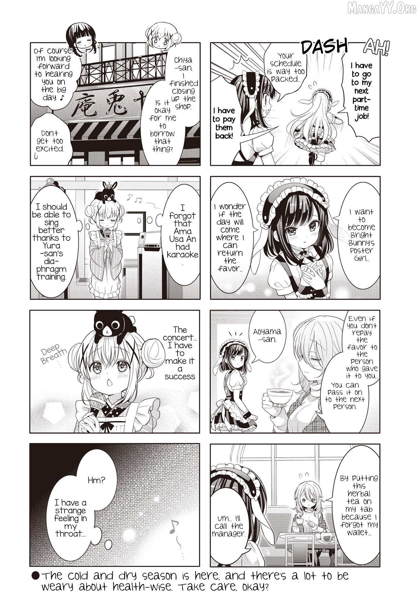 Gochuumon wa Usagi Desu ka? Chapter 181 page 8 - 