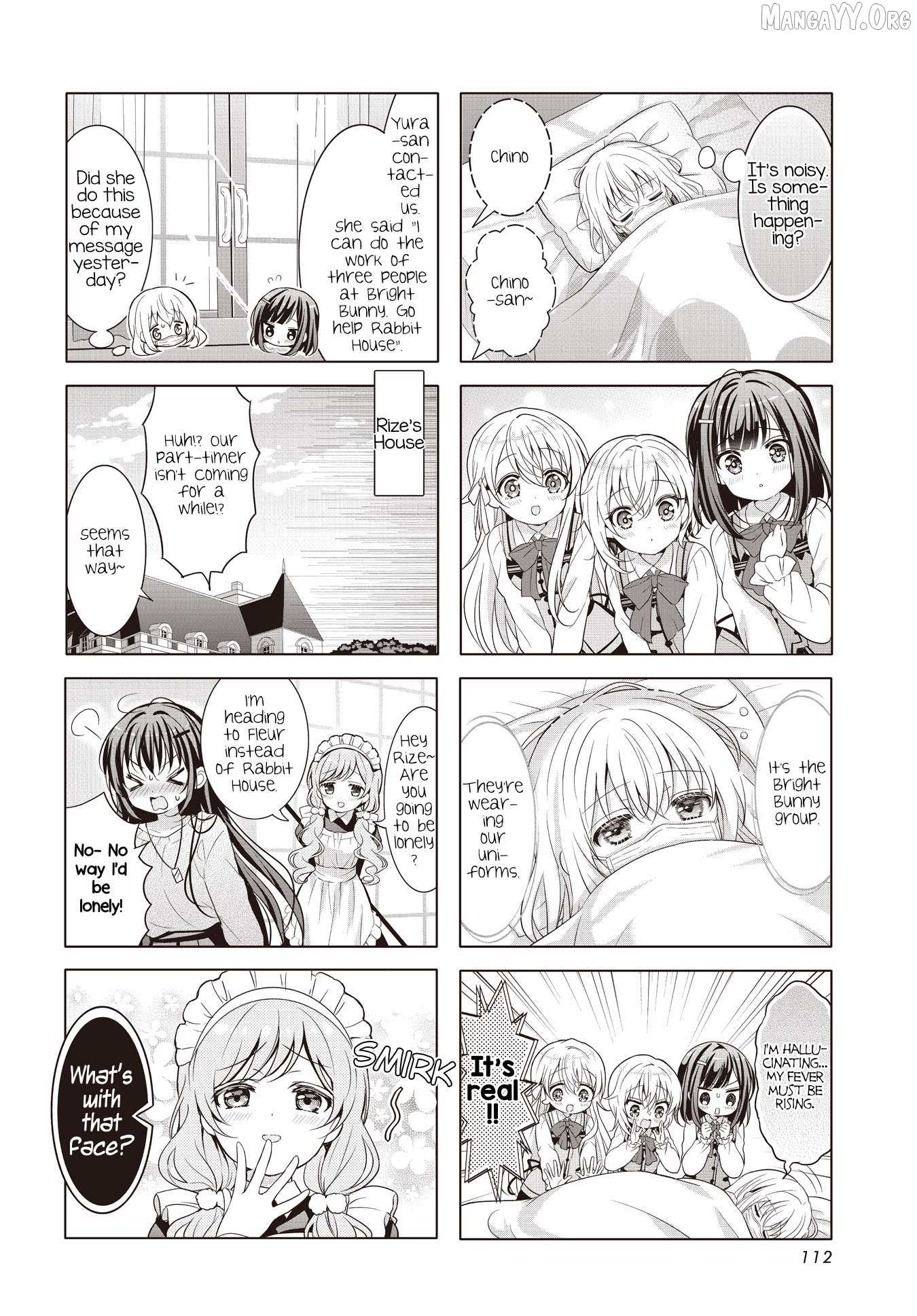 Gochuumon wa Usagi Desu ka? Chapter 182 page 8 - 