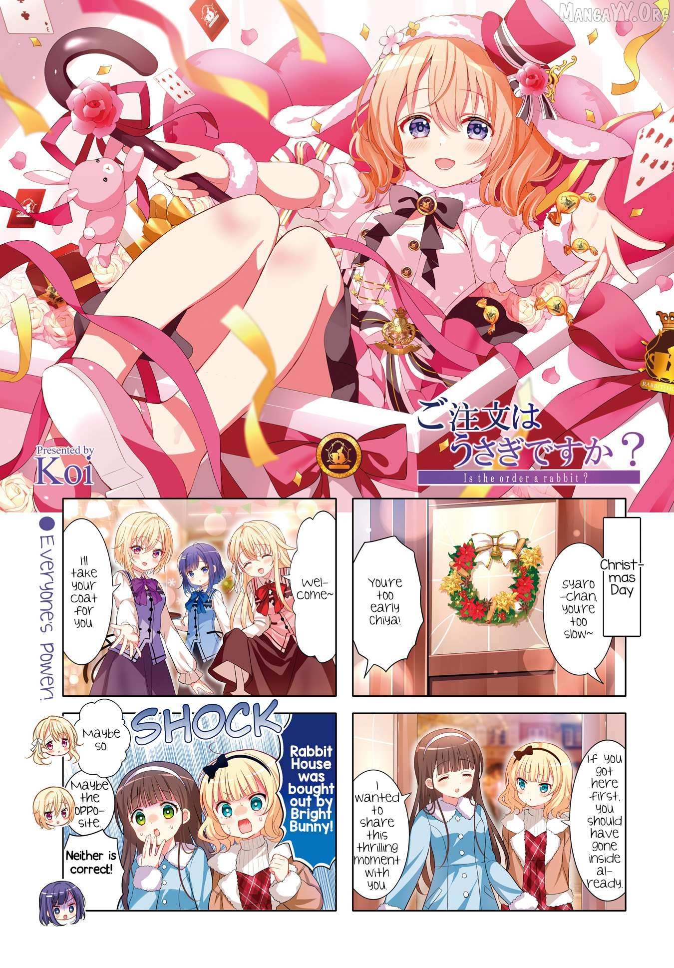 Gochuumon wa Usagi Desu ka? Chapter 183 page 2 - 