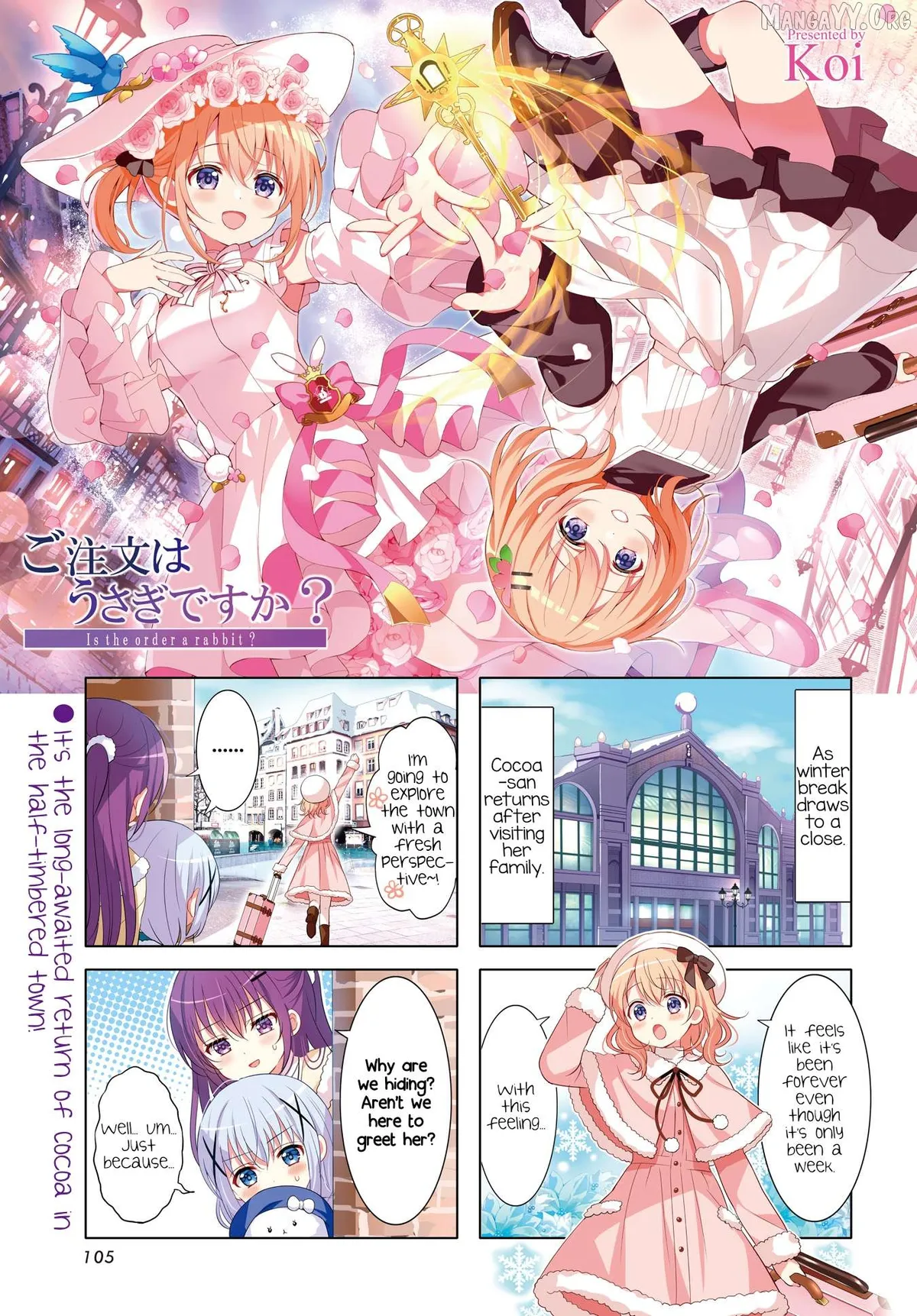 Gochuumon wa Usagi Desu ka? Chapter 185 page 1 - 