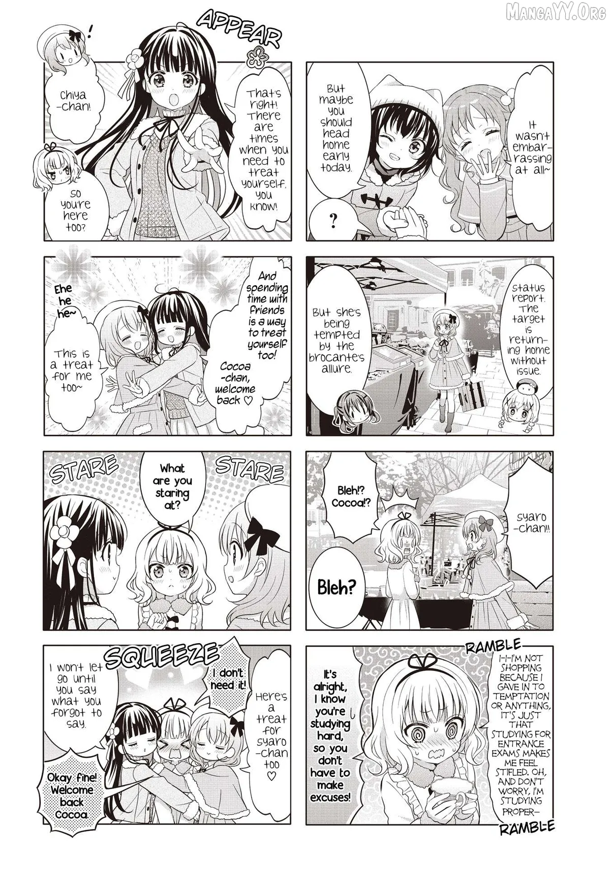 Gochuumon wa Usagi Desu ka? Chapter 185 page 4 - 