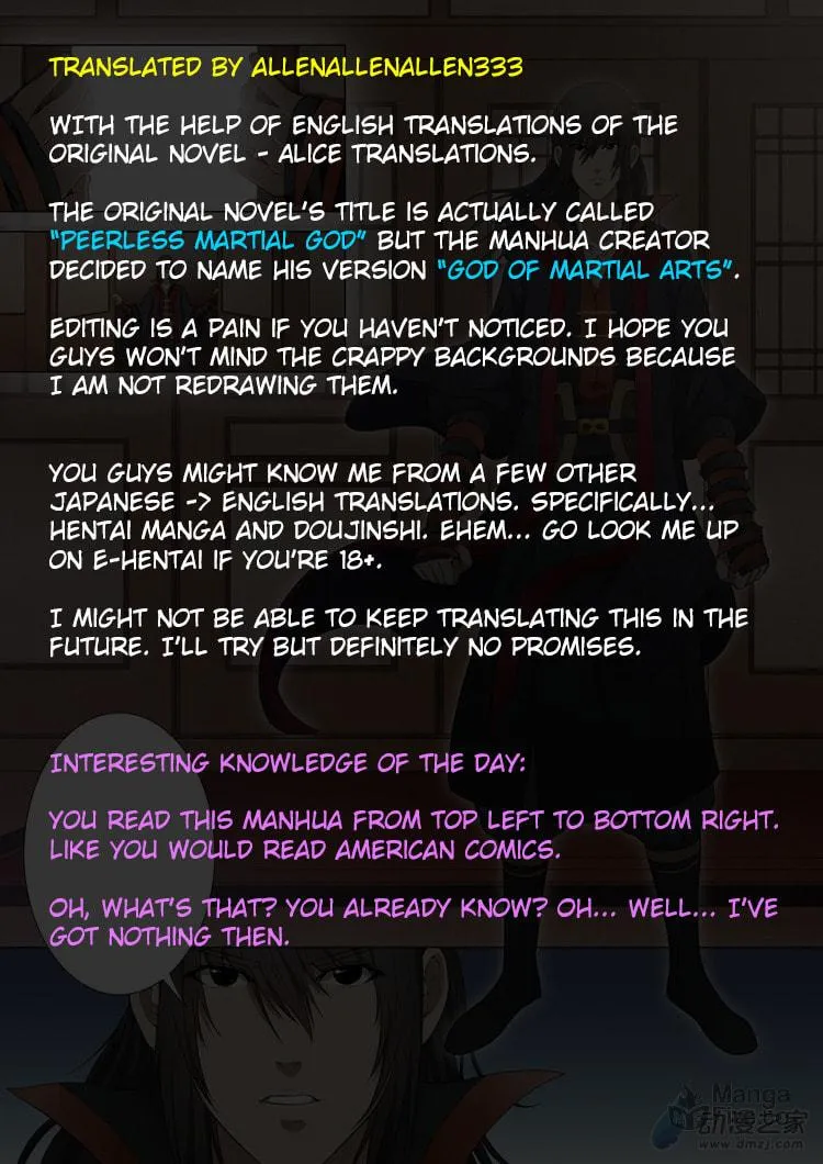 God of Martial Arts (Colored) Chapter 1.2 page 9 - 