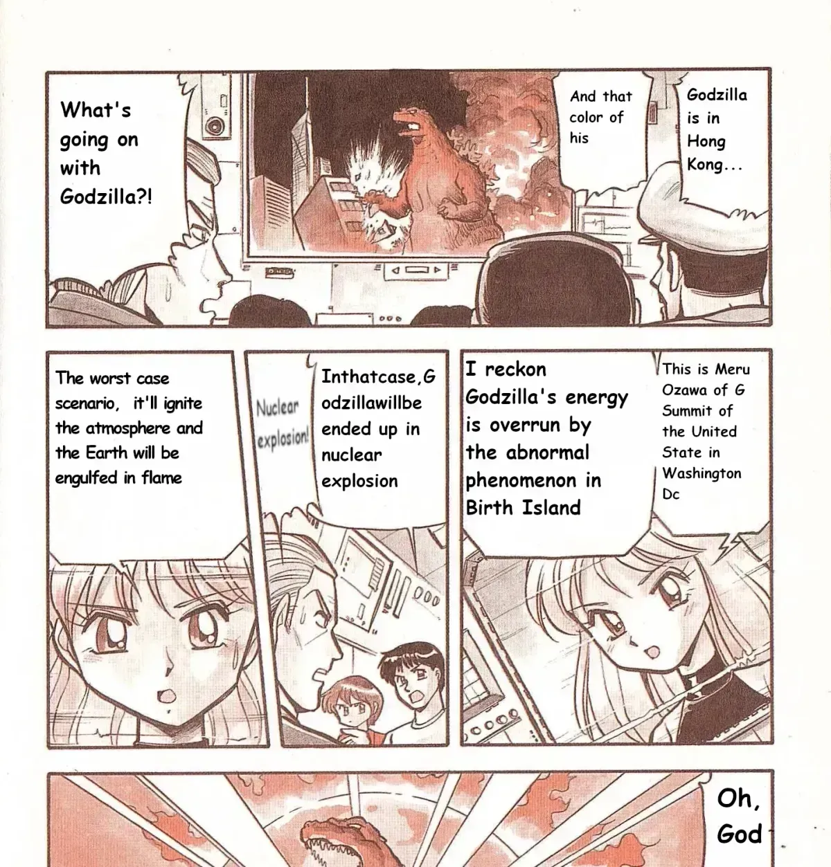 Godzilla vs. Destroyah Red Chapter 1.2 page 5 - 