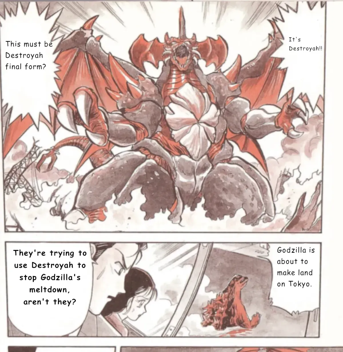 Godzilla vs. Destroyah Red Chapter 1 page 25 - 