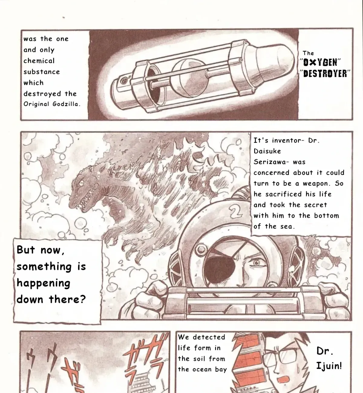 Godzilla vs. Destroyah Red Chapter 1 page 7 - 
