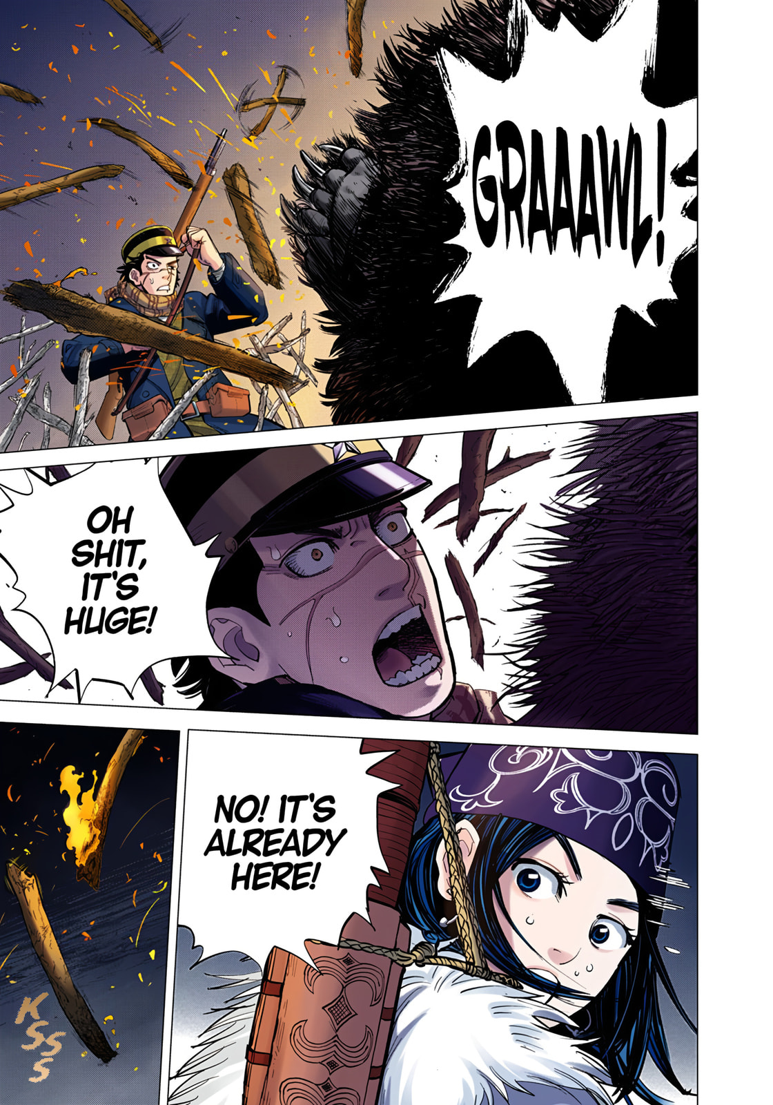 Golden Kamuy (Colored) Chapter 1 page 5 - 