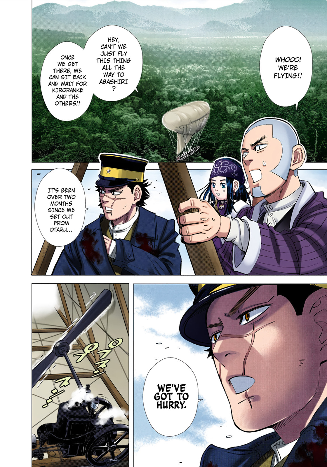 Golden Kamuy (Colored) Chapter 100 page 2 - 