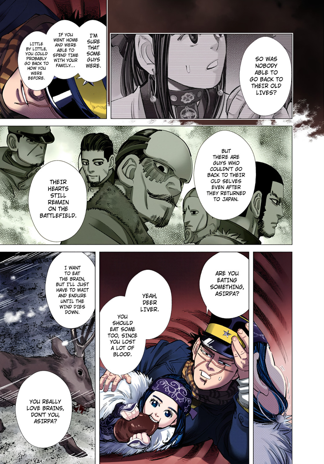 Golden Kamuy (Colored) Chapter 100 page 13 - 