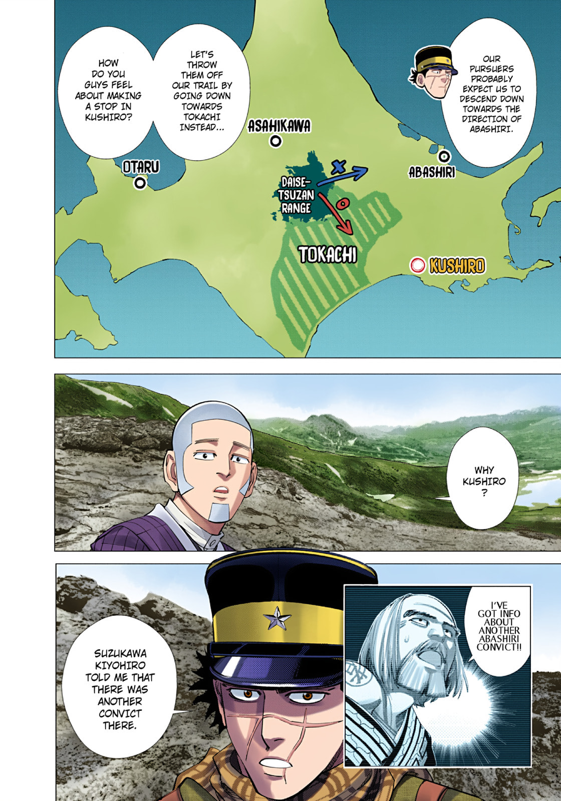 Golden Kamuy (Colored) Chapter 101 page 9 - 