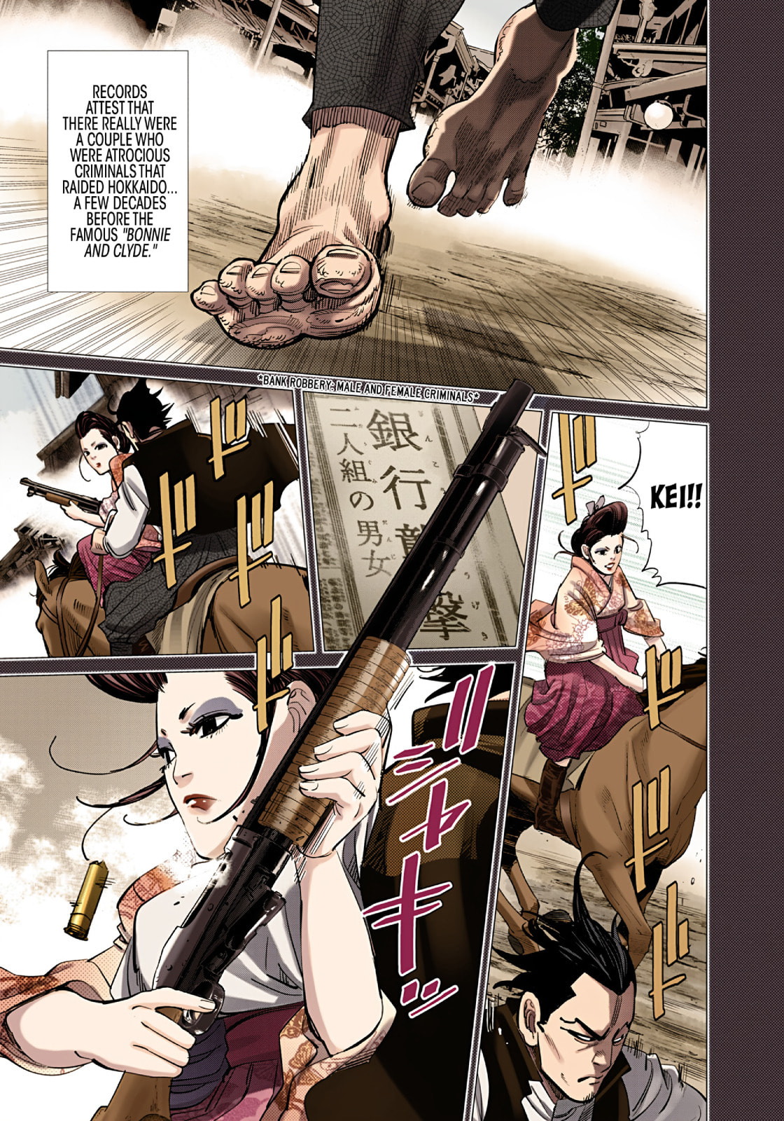 Golden Kamuy (Colored) Chapter 102 page 14 - 