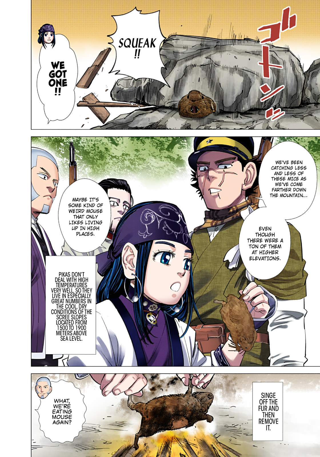 Golden Kamuy (Colored) Chapter 103 page 2 - 