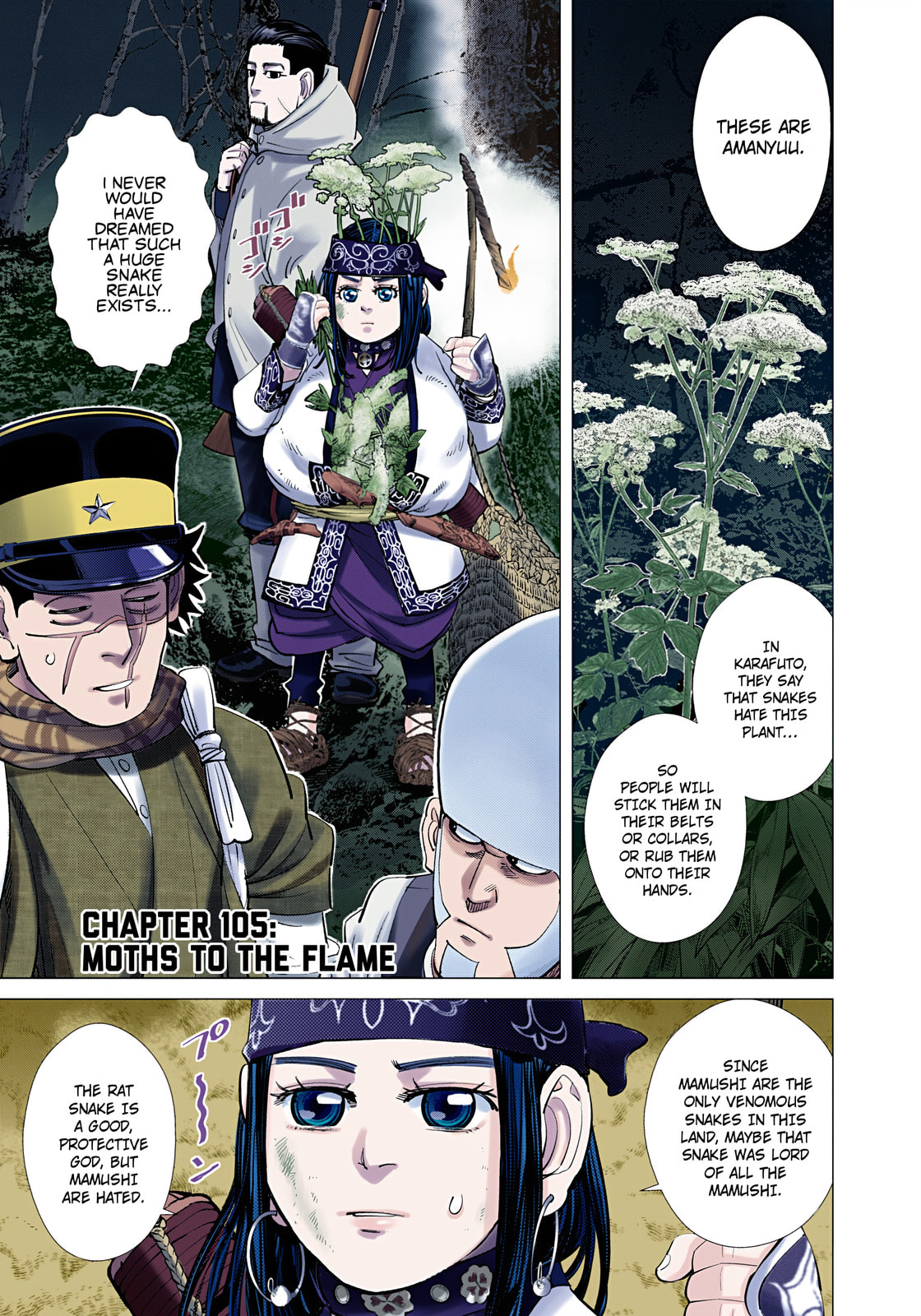 Golden Kamuy (Colored) Chapter 105 page 1 - 
