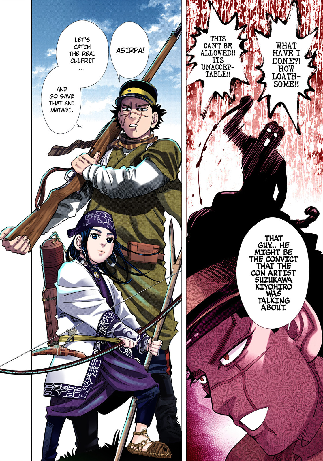 Golden Kamuy (Colored) Chapter 108 page 15 - 
