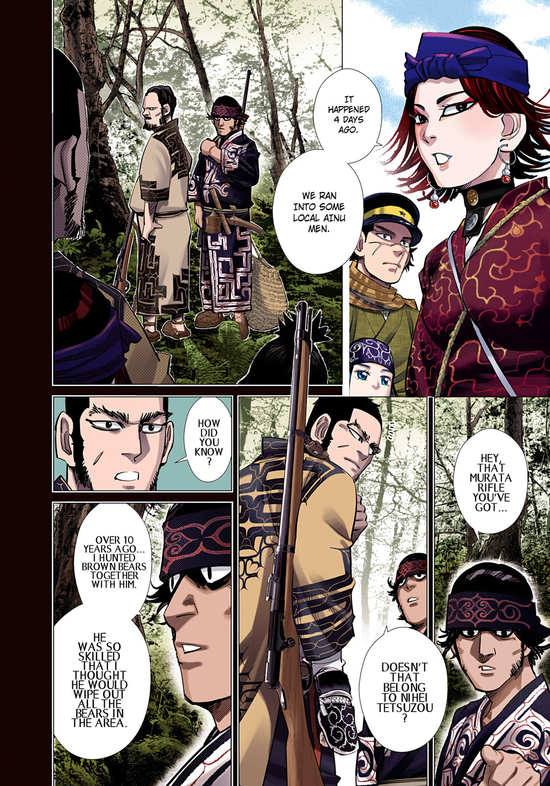 Golden Kamuy (Colored) Chapter 109 page 2 - 