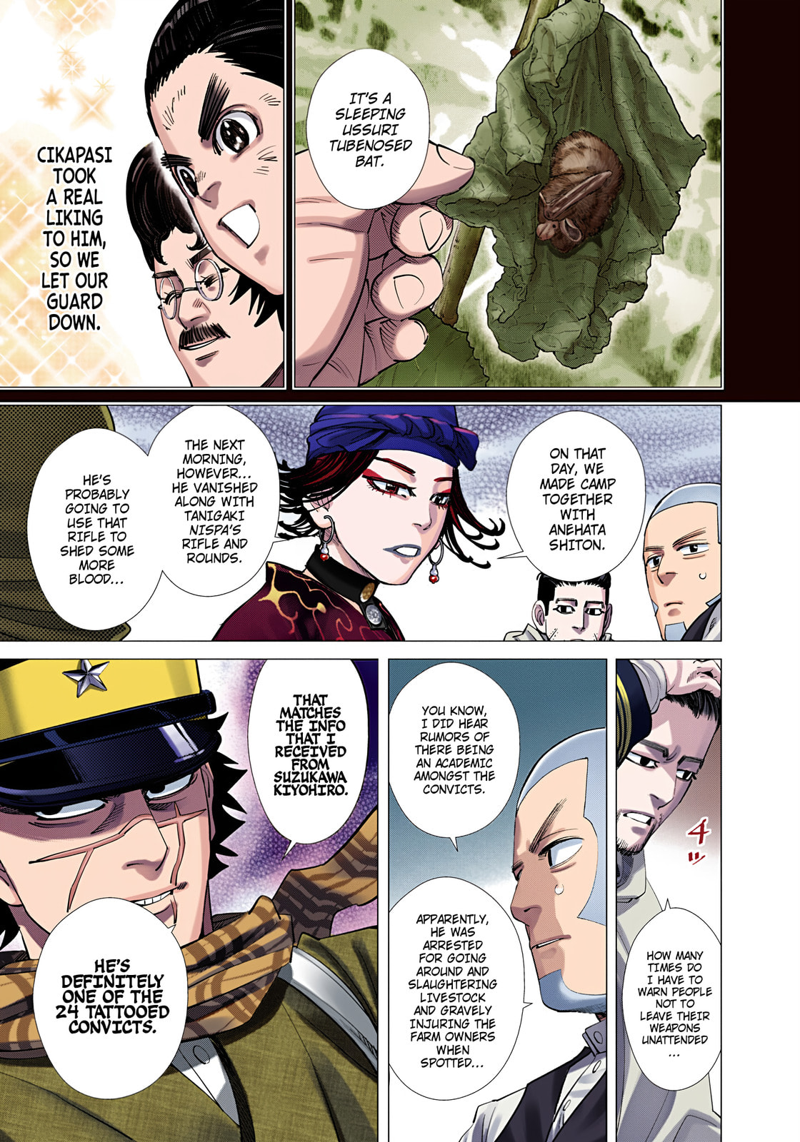 Golden Kamuy (Colored) Chapter 109 page 7 - 