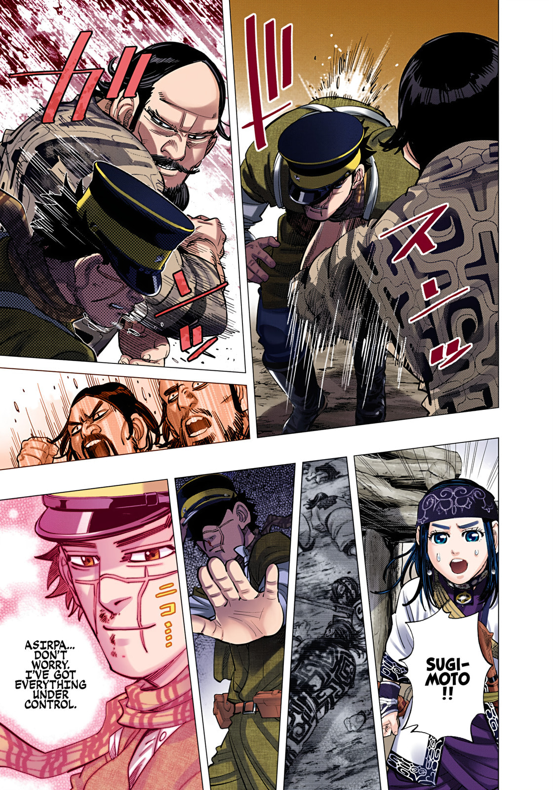 Golden Kamuy (Colored) Chapter 110 page 11 - 