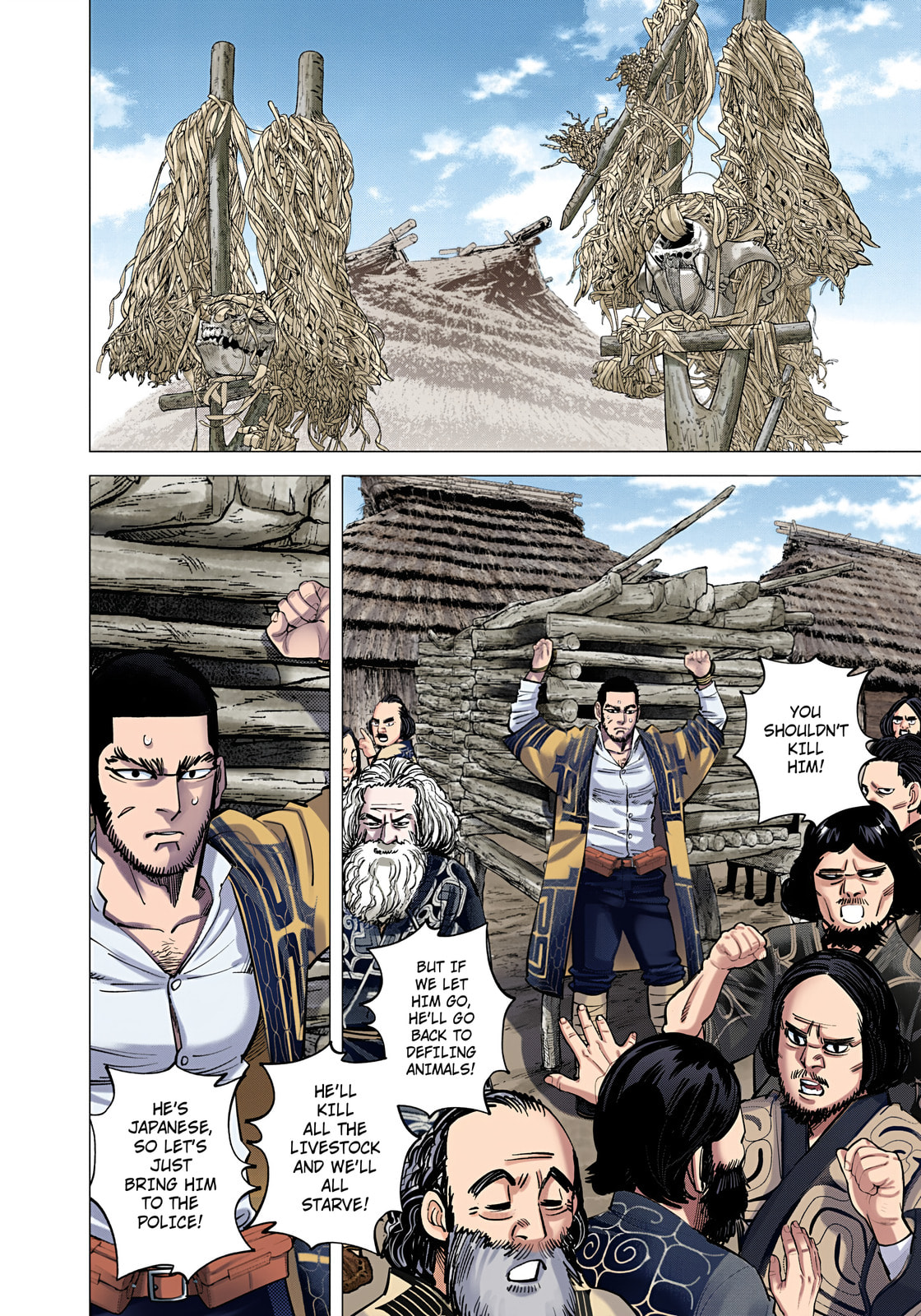 Golden Kamuy (Colored) Chapter 110 page 8 - 