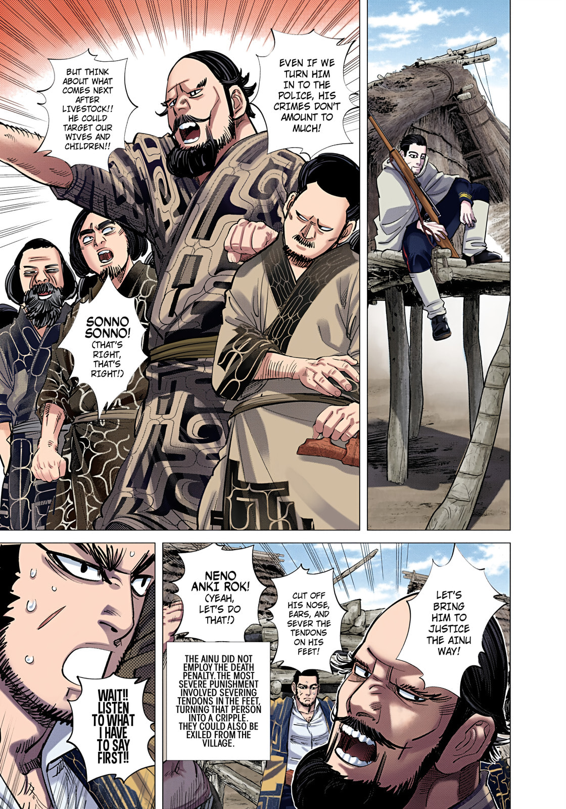 Golden Kamuy (Colored) Chapter 110 page 9 - 