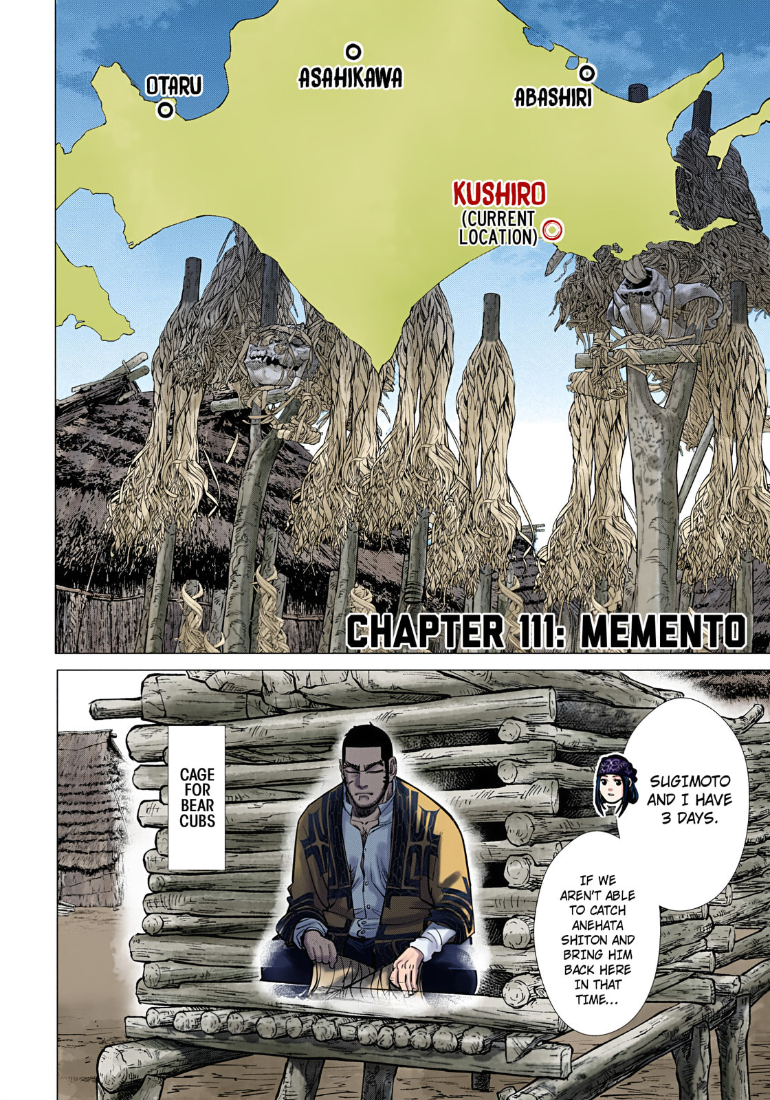 Golden Kamuy (Colored) Chapter 111 page 5 - 