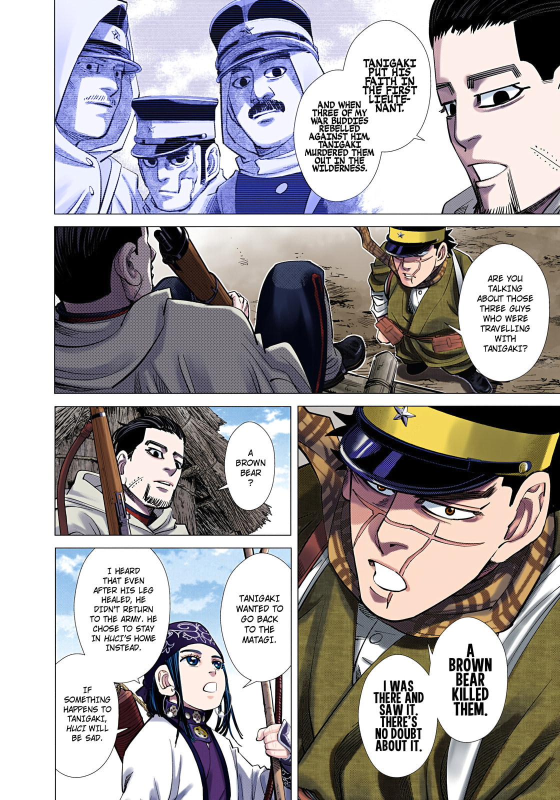 Golden Kamuy (Colored) Chapter 111 page 7 - 