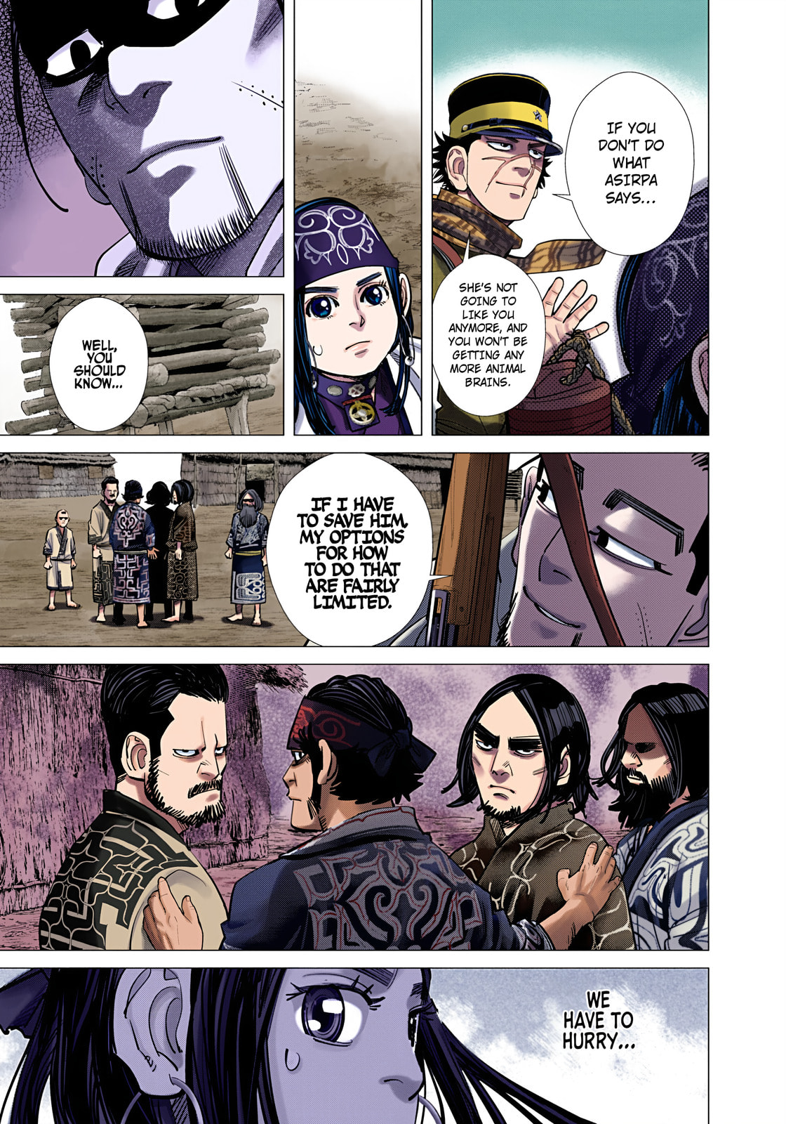 Golden Kamuy (Colored) Chapter 111 page 8 - 