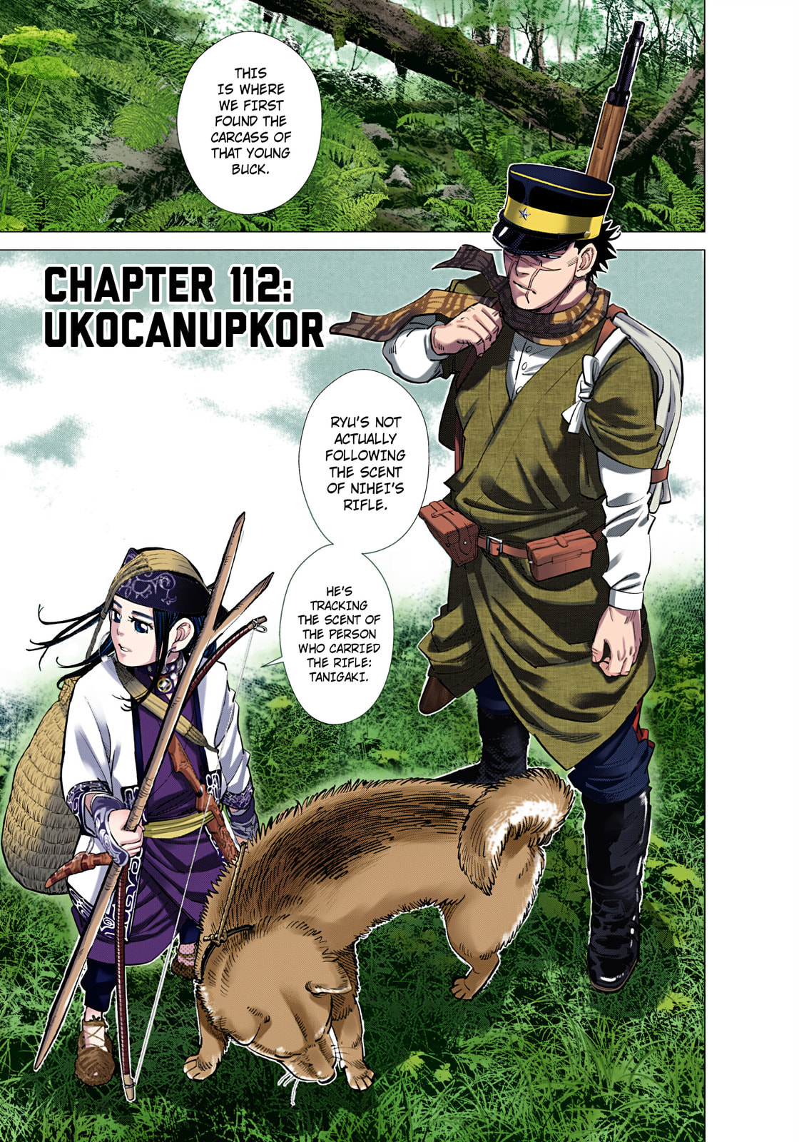 Golden Kamuy (Colored) Chapter 112 page 1 - 