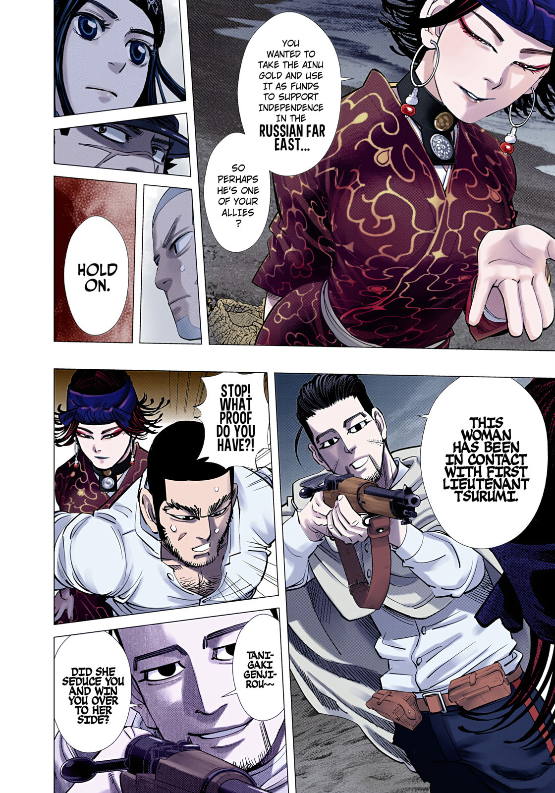 Golden Kamuy (Colored) Chapter 116 page 18 - 