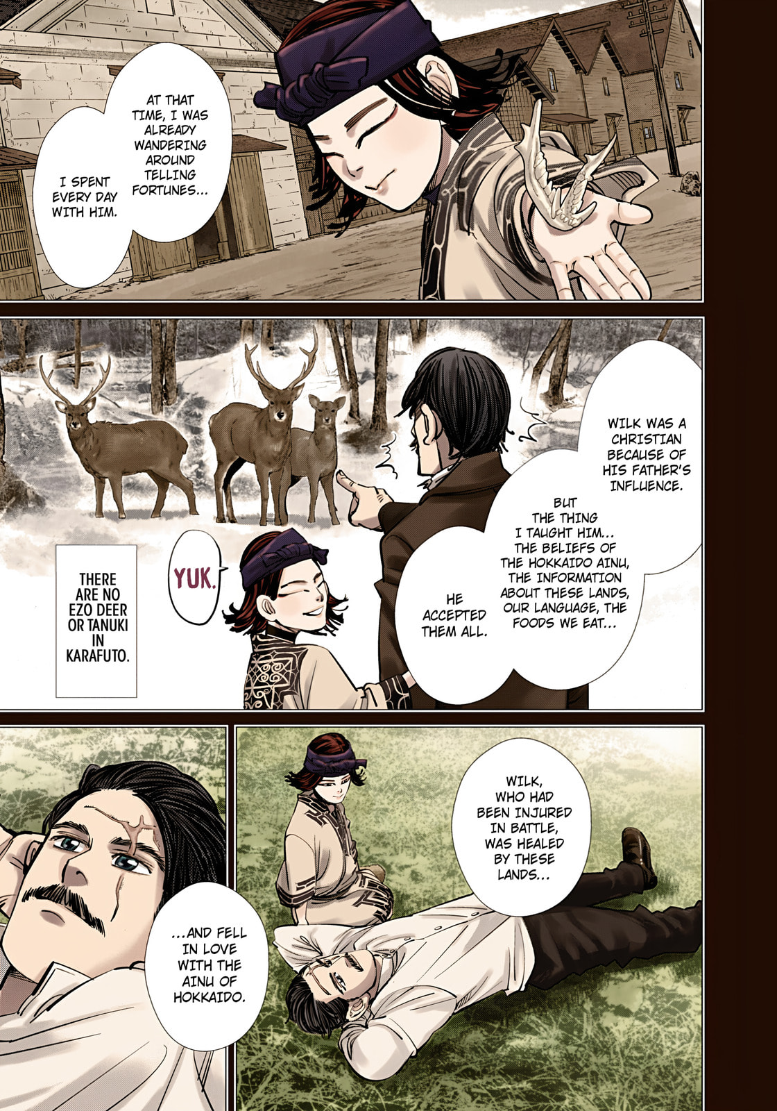 Golden Kamuy (Colored) Chapter 116 page 3 - 