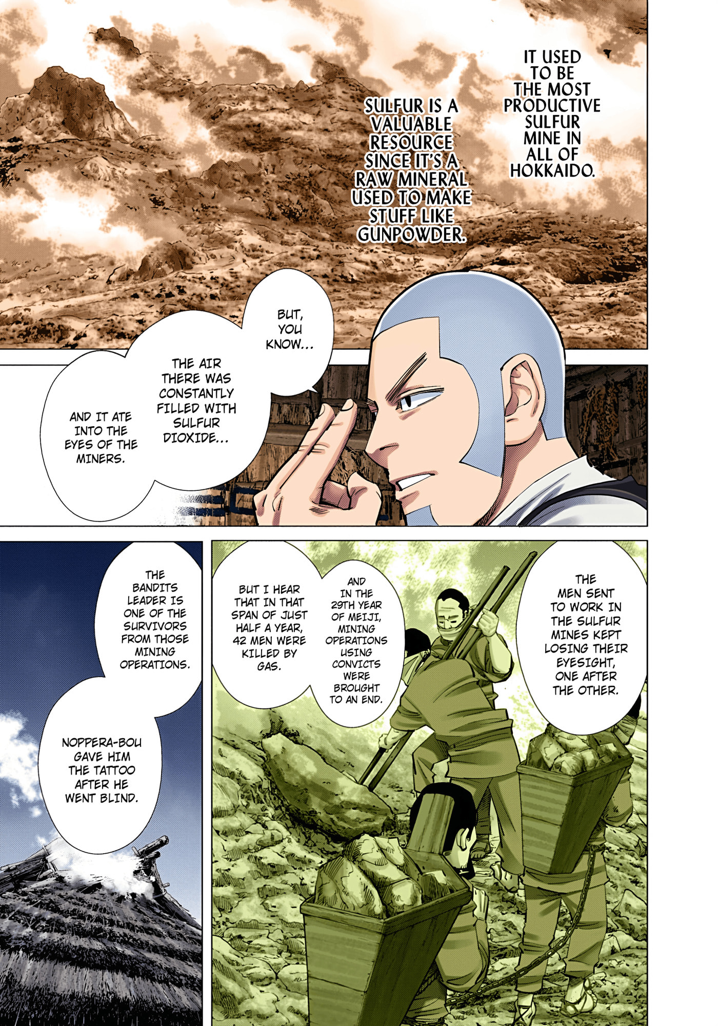 Golden Kamuy (Colored) Chapter 119 page 3 - 