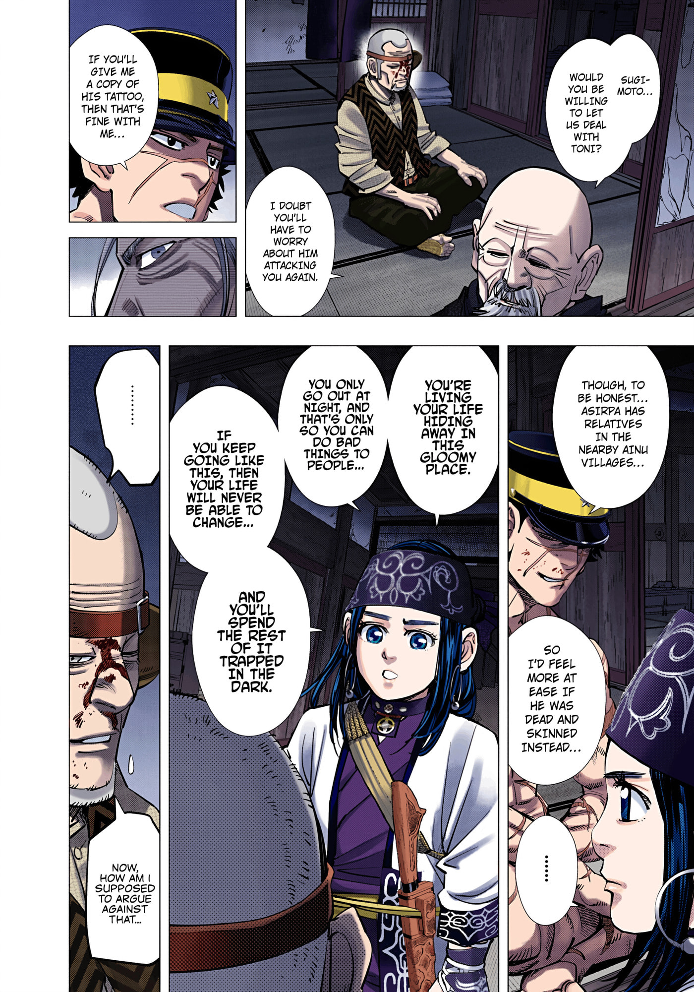 Golden Kamuy (Colored) Chapter 124 page 2 - 