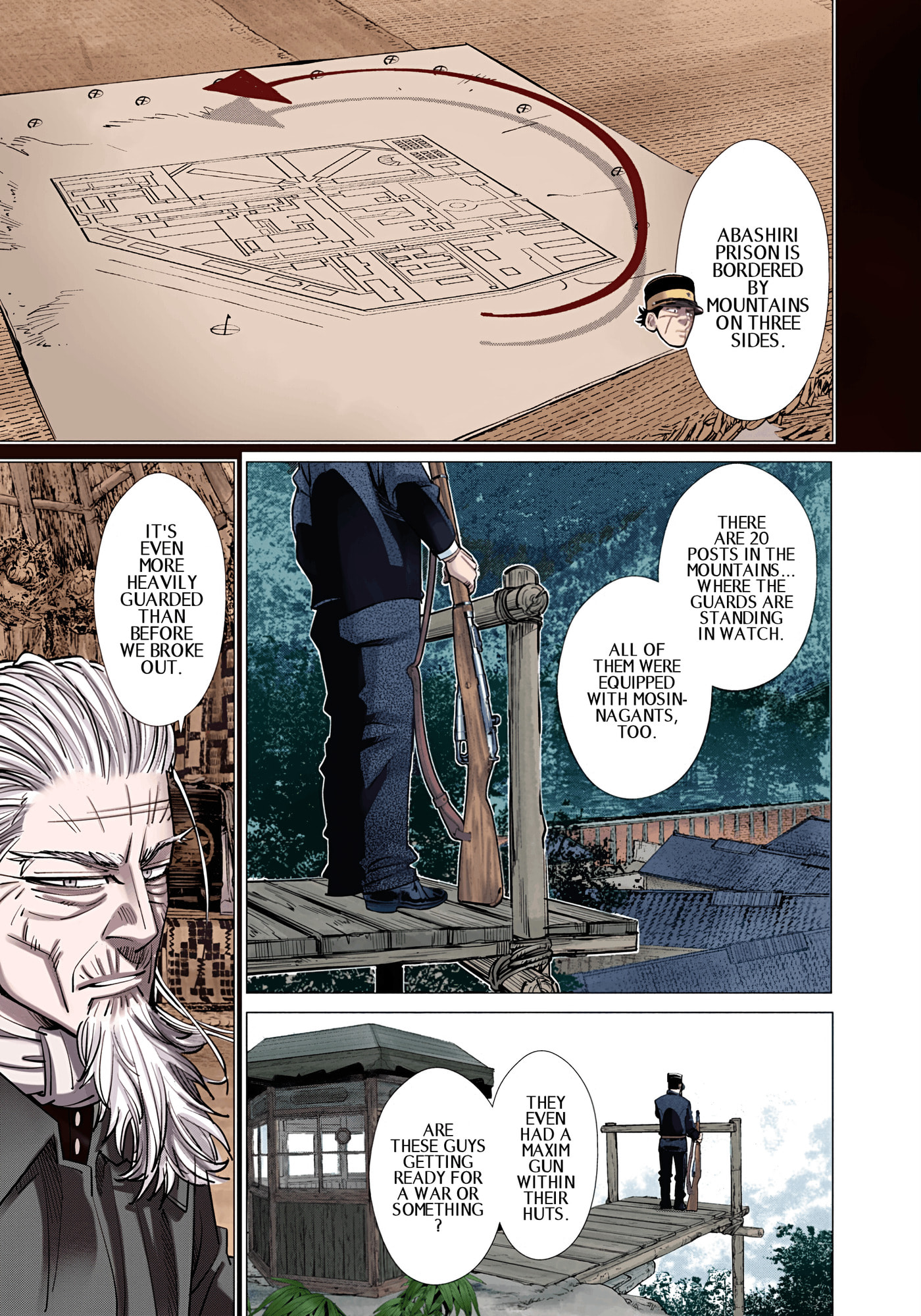 Golden Kamuy (Colored) Chapter 126 page 5 - 