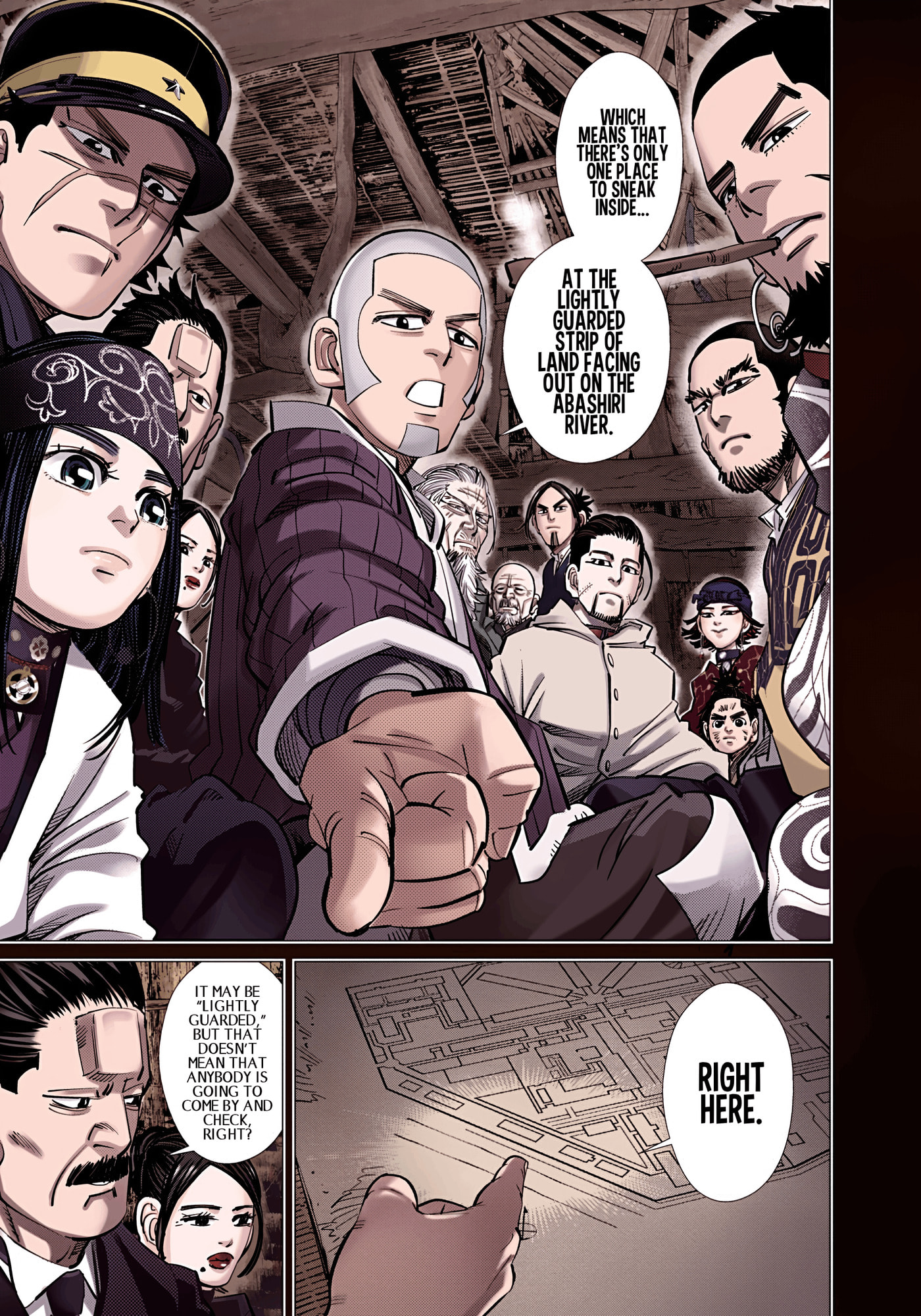 Golden Kamuy (Colored) Chapter 126 page 7 - 