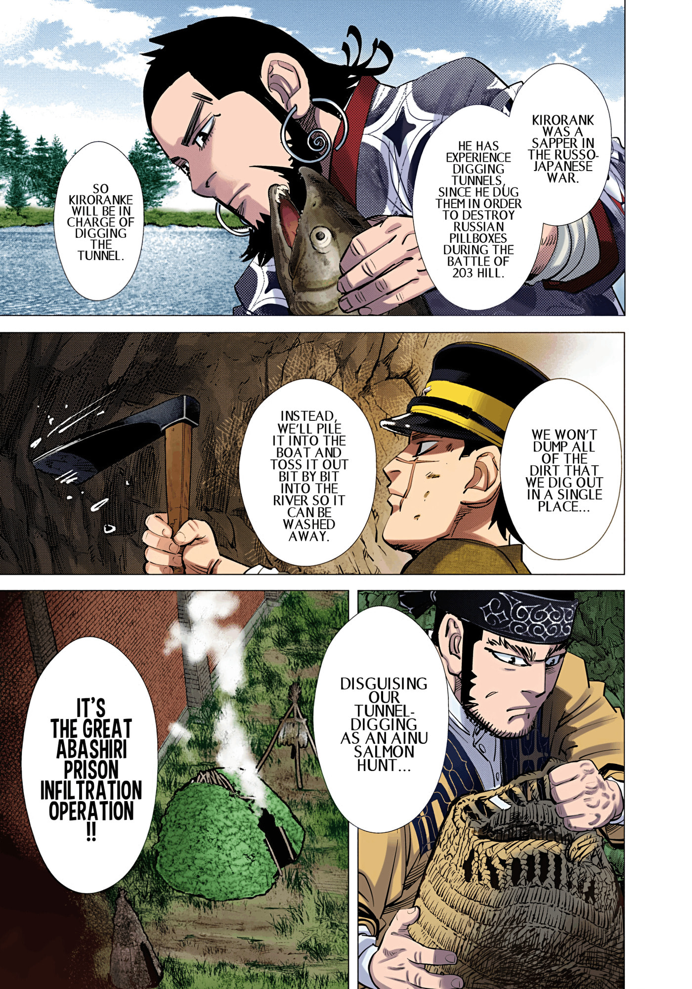 Golden Kamuy (Colored) Chapter 126 page 10 - 