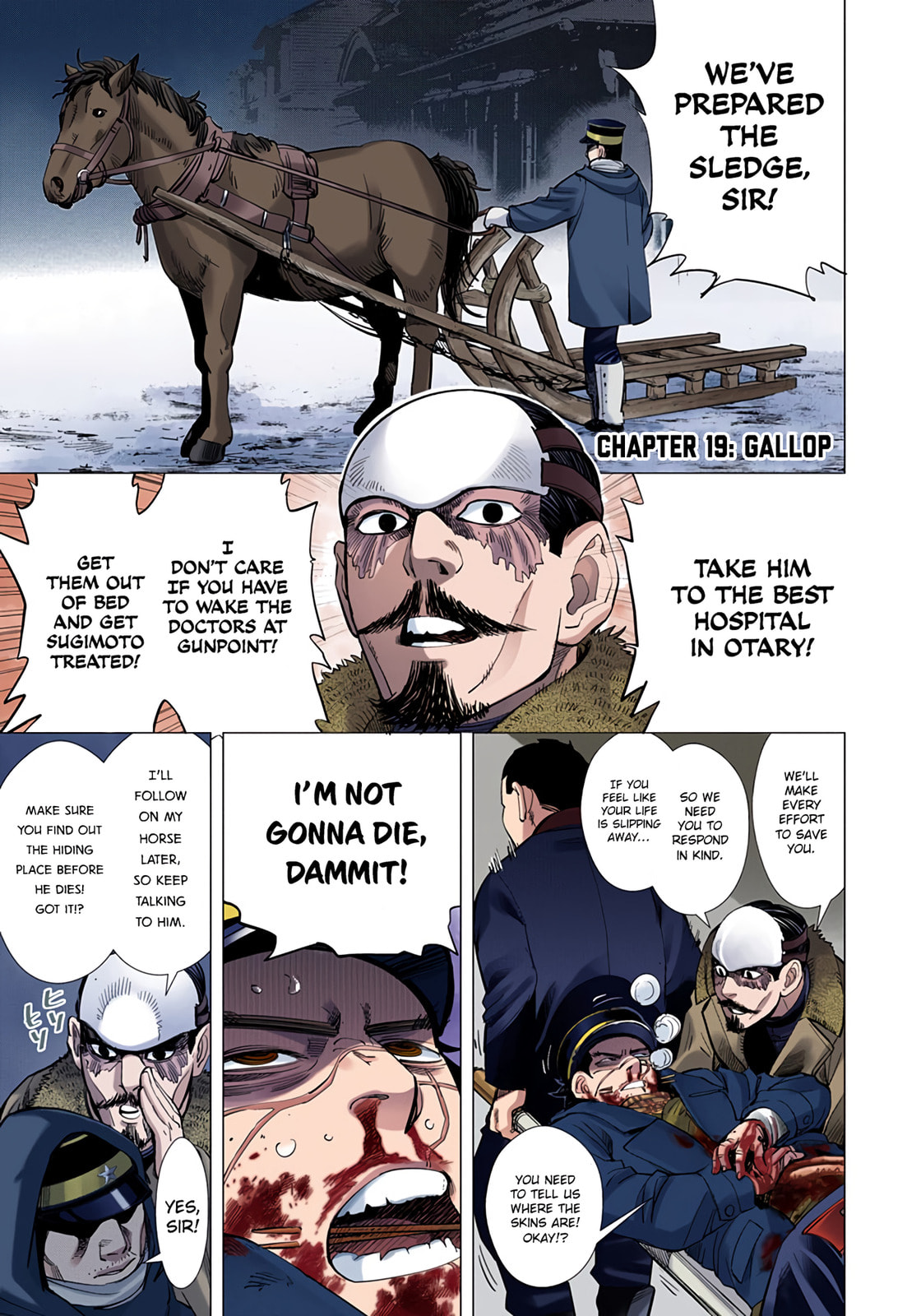 Golden Kamuy (Colored) Chapter 19 page 1 - 
