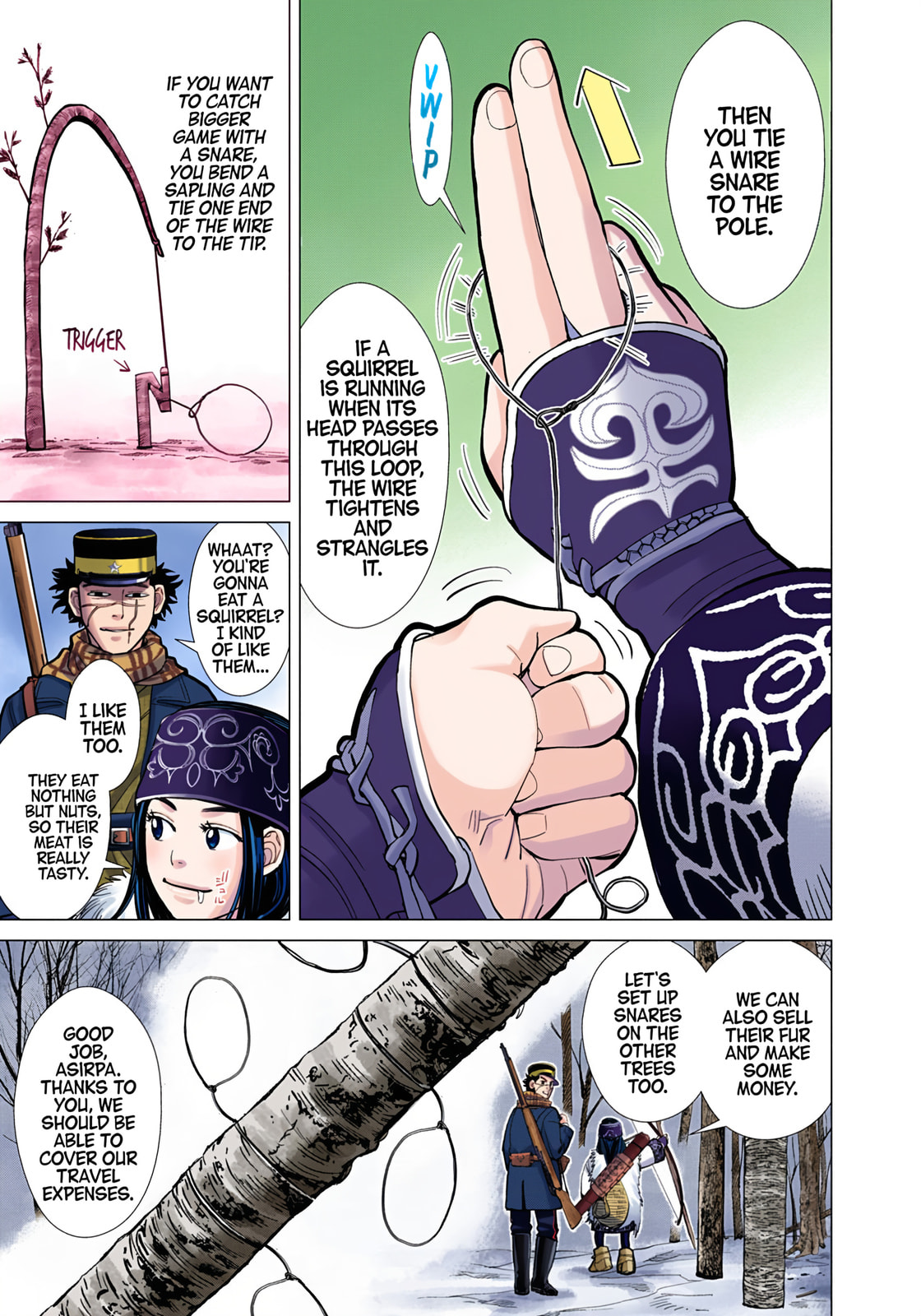 Golden Kamuy (Colored) Chapter 2 page 3 - 